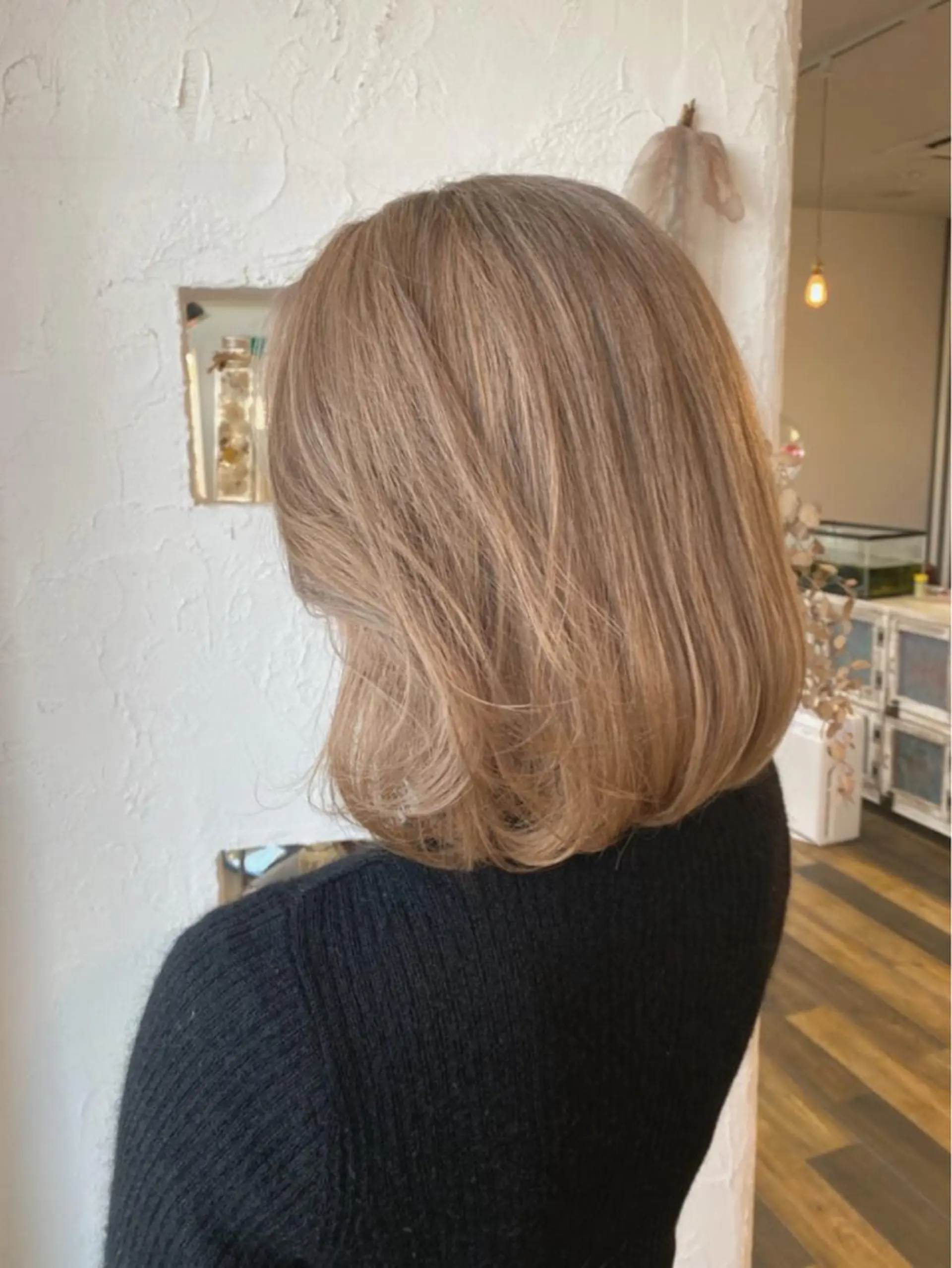 ミディアム カラー 美容室 ソンリエのヘアスタイル