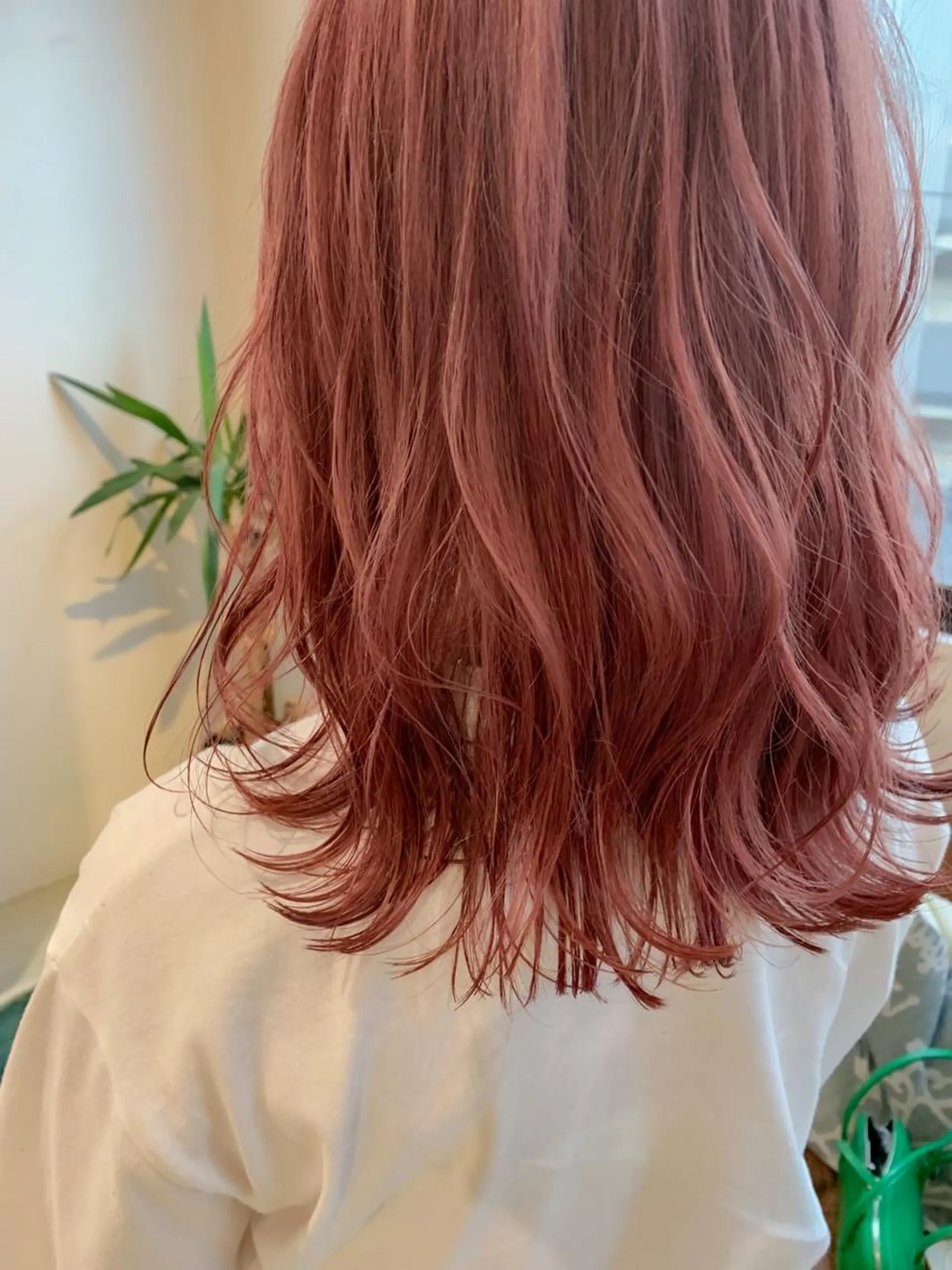 ミディアム カラー ベージュカラー ブリーチ ピンクカラー ピンクベージュ カット ヘアカラー トリートメント "小顔カット" Fuko.のヘアスタイル