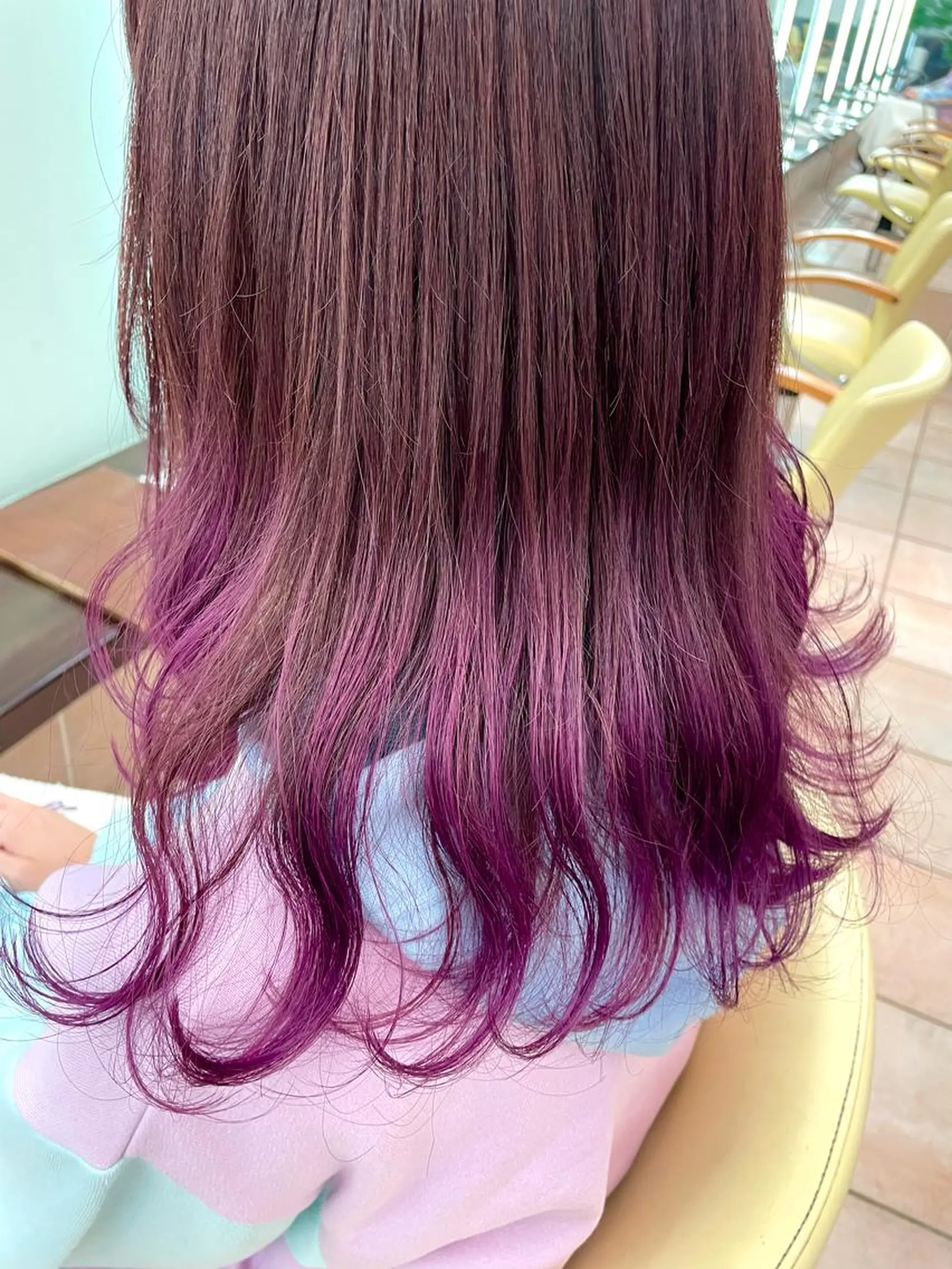 セミロング カラー 艶カラー🌙縮毛矯正 /ボブ【Reina】のヘアスタイル