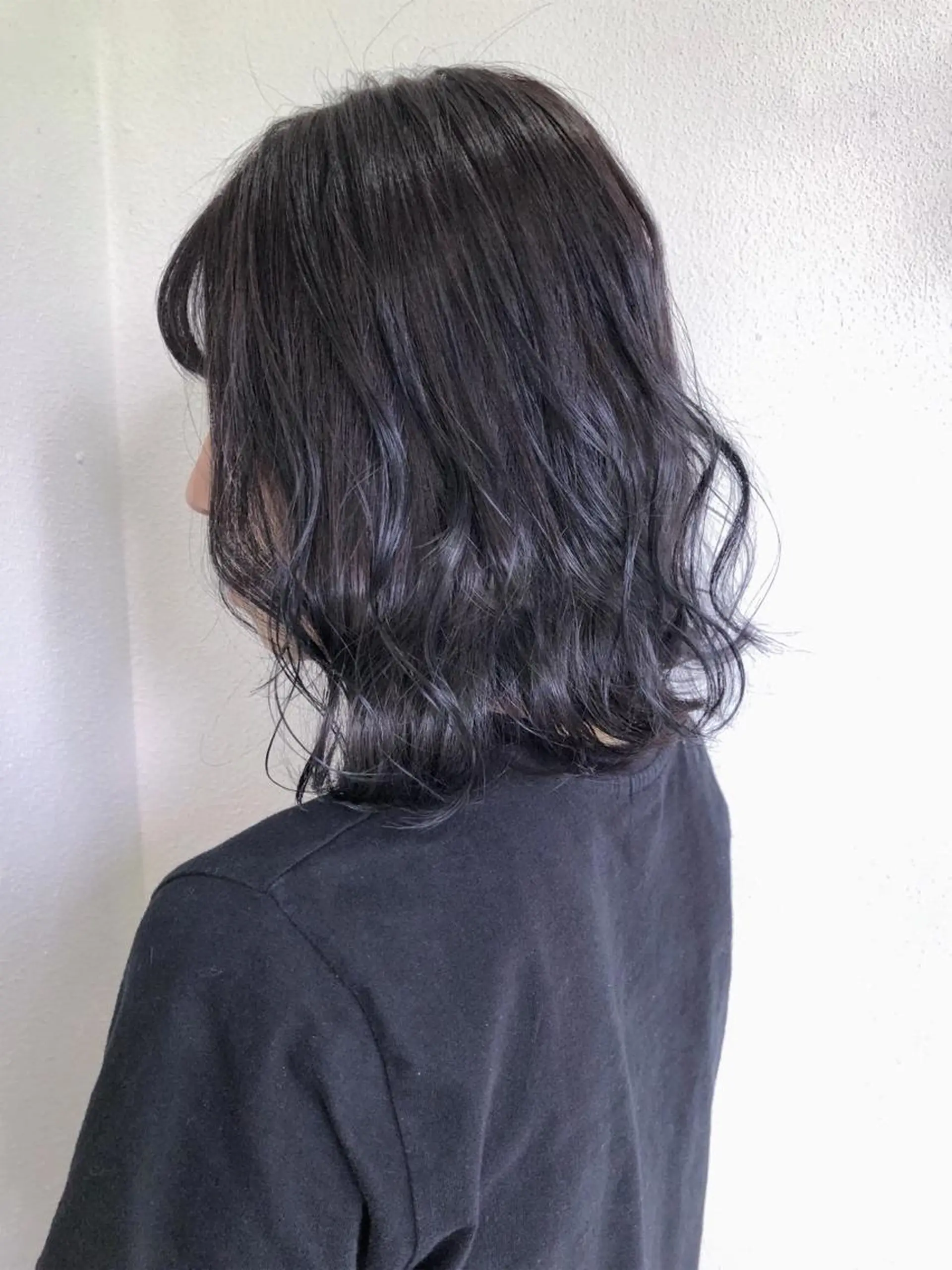 ミディアム カラー ヘアアレンジ ラベンダーカラー カット ヘアカラー トリートメント GiseL天神カラー 髪質改善/ブリーチのヘアスタイル