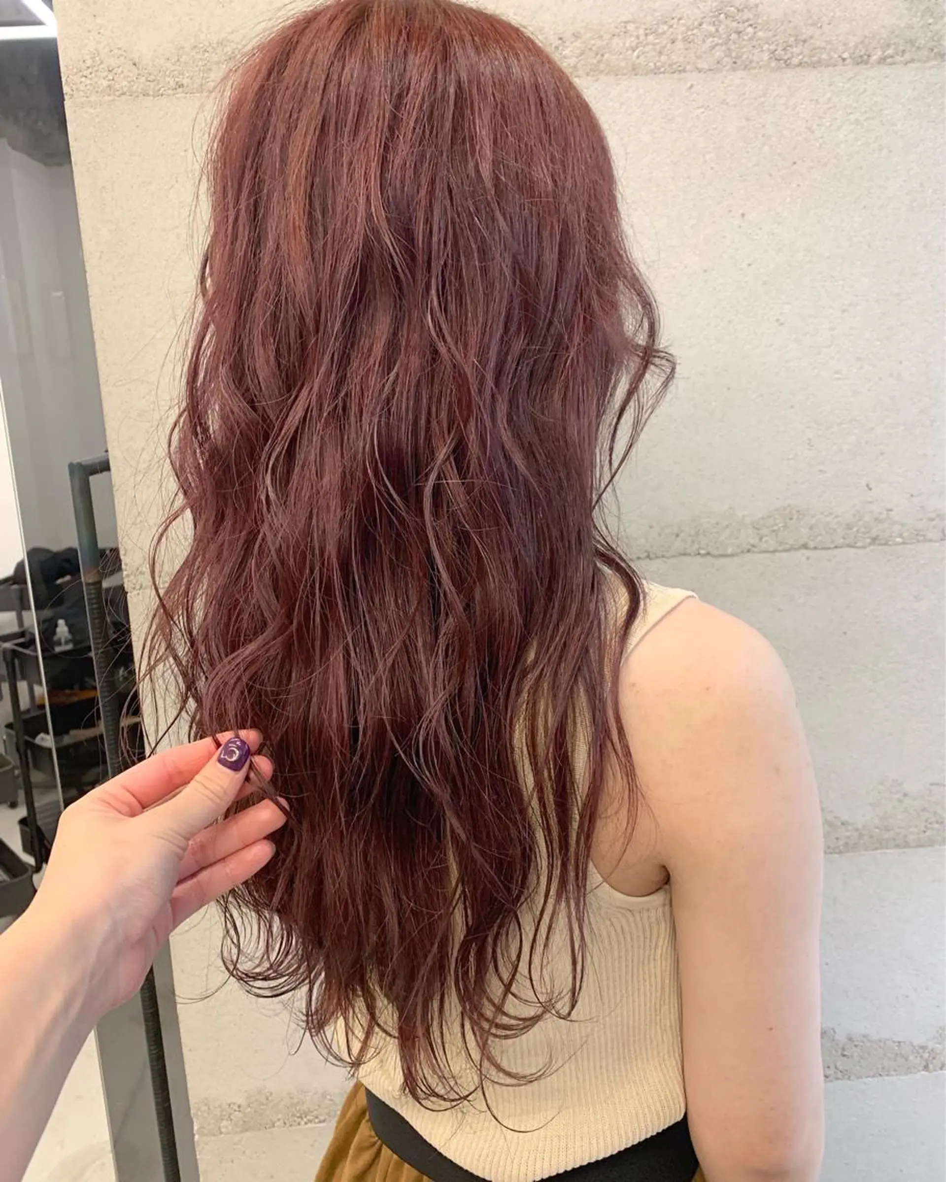 カラー 透明感/オリーブ/ グレージュ/YUKAのヘアスタイル