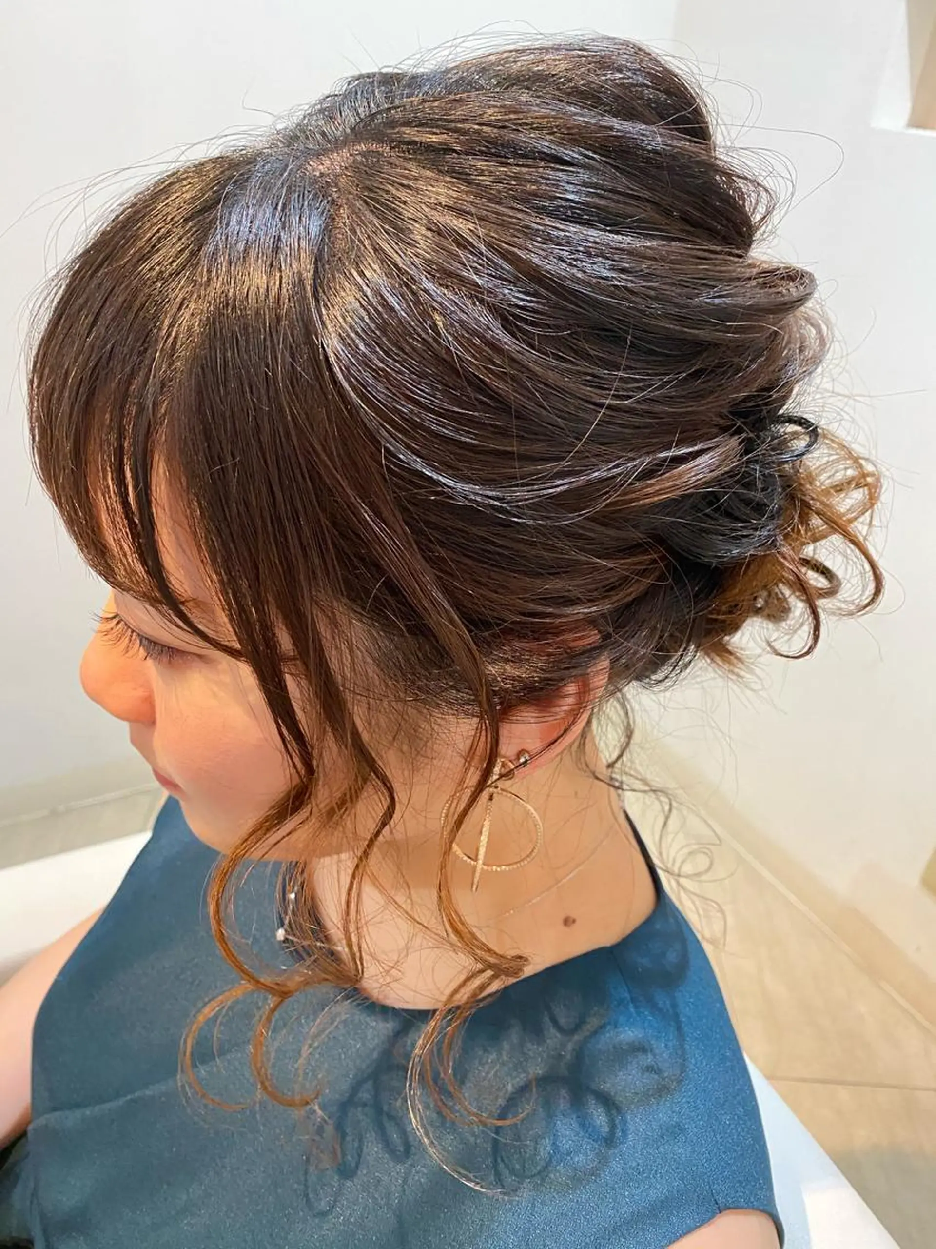 ヘアアレンジ Lisse hair所属・くせ毛×ショート 上岡勇祐のヘアスタイル