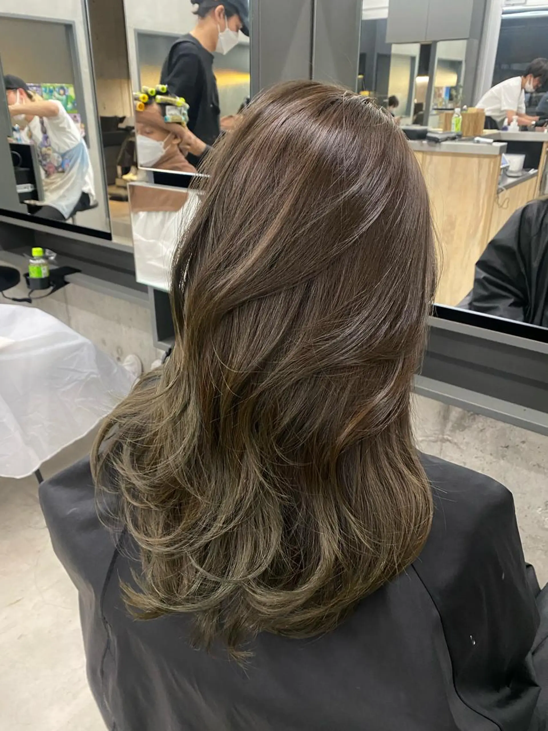 ロング カラー カット ヘアカラー トリートメント レイヤー/柔色 カラー/SAkiのヘアスタイル