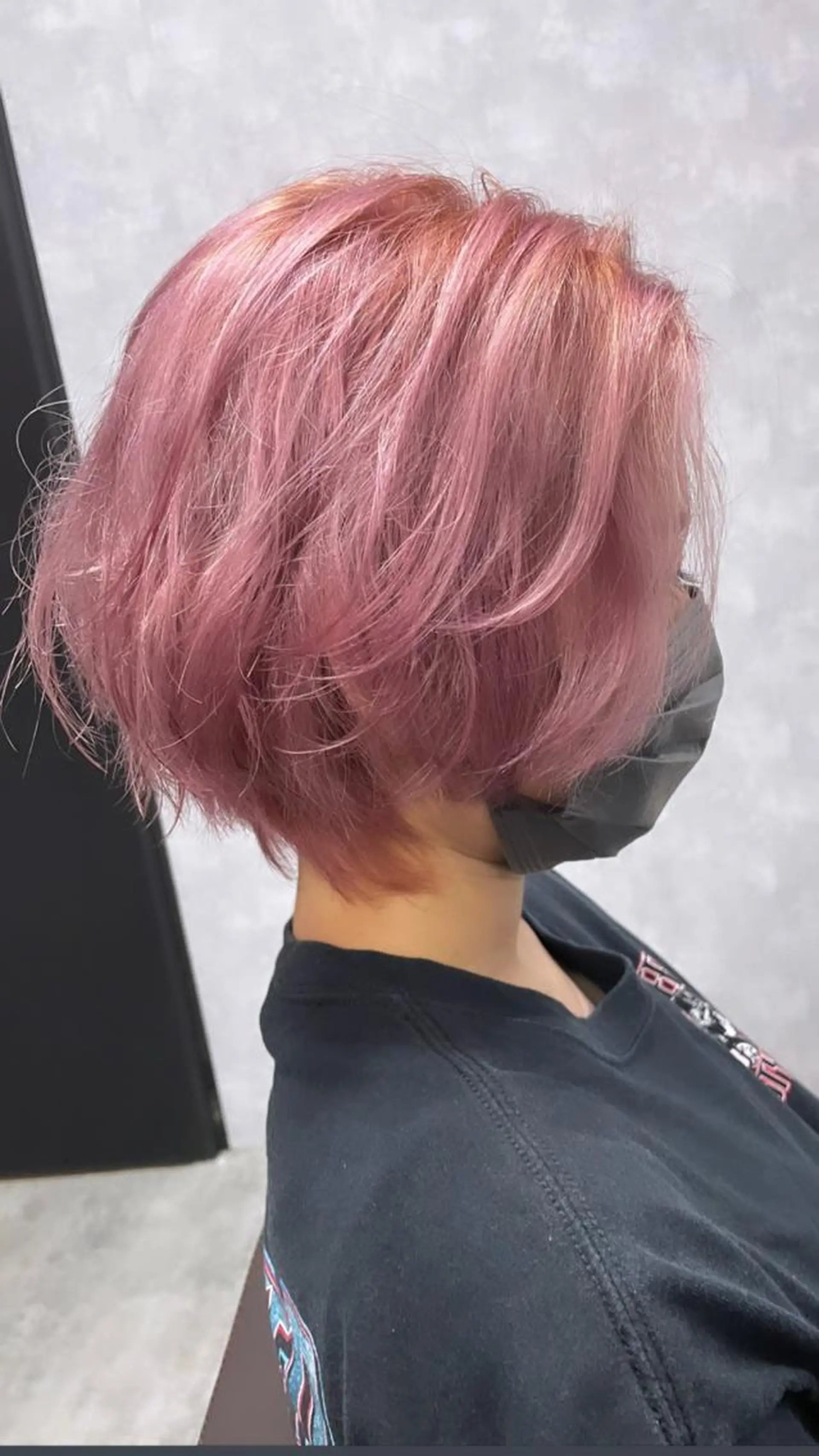 ショート andKおもろまち店 艶ダブルカラー✨のヘアスタイル