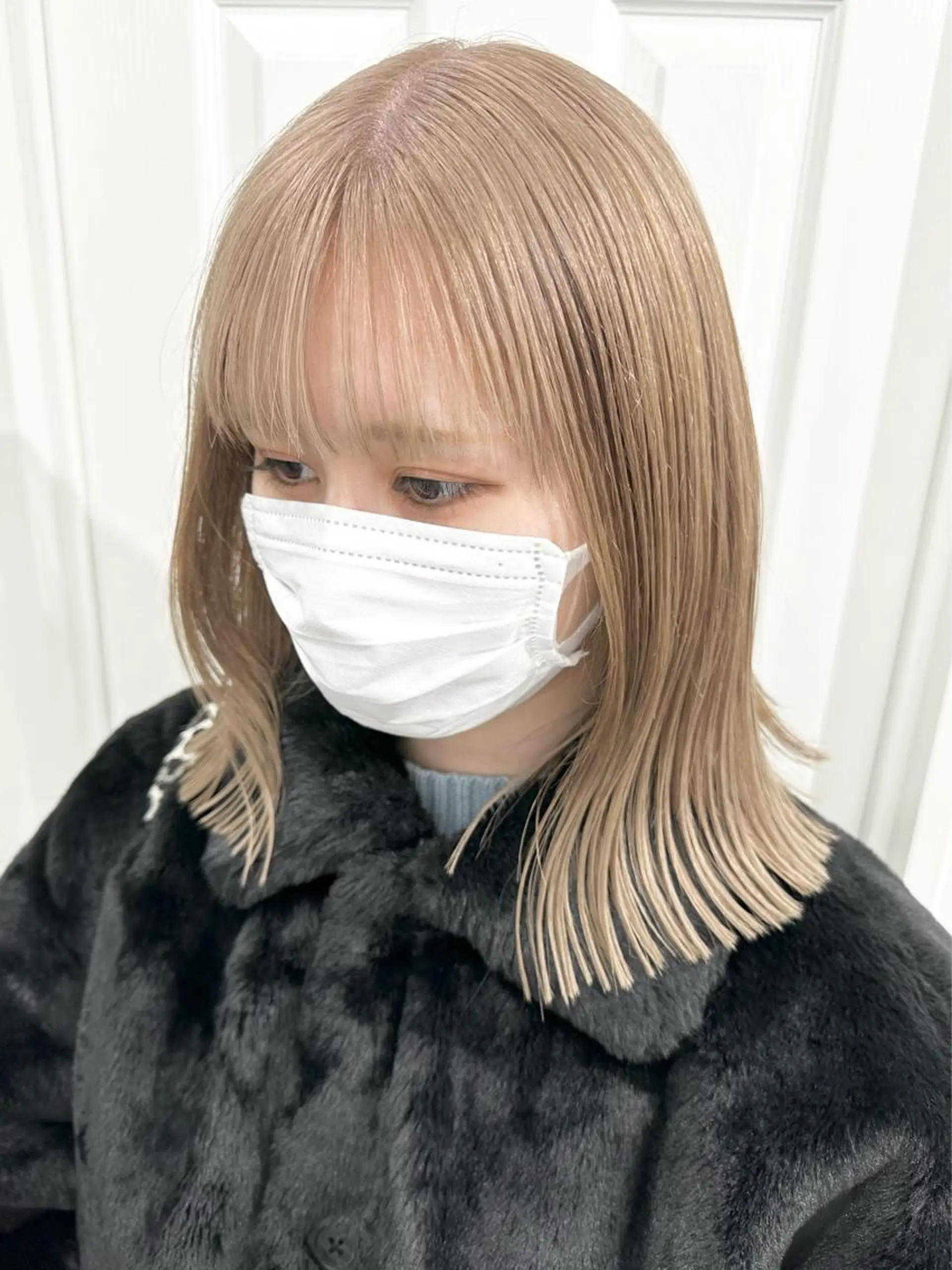 ミディアム カラー カット ヘアカラー トリートメント ヘアセット kai .のヘアスタイル