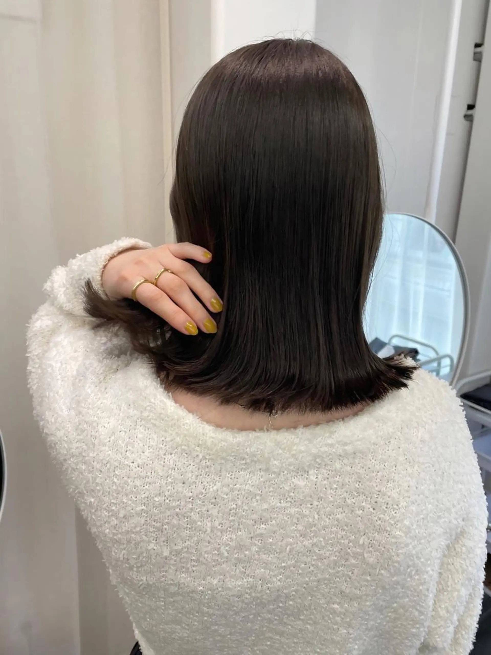 ミディアム カラー カット ヘアカラー トリートメント レイヤーカット🎀 kanaのヘアスタイル