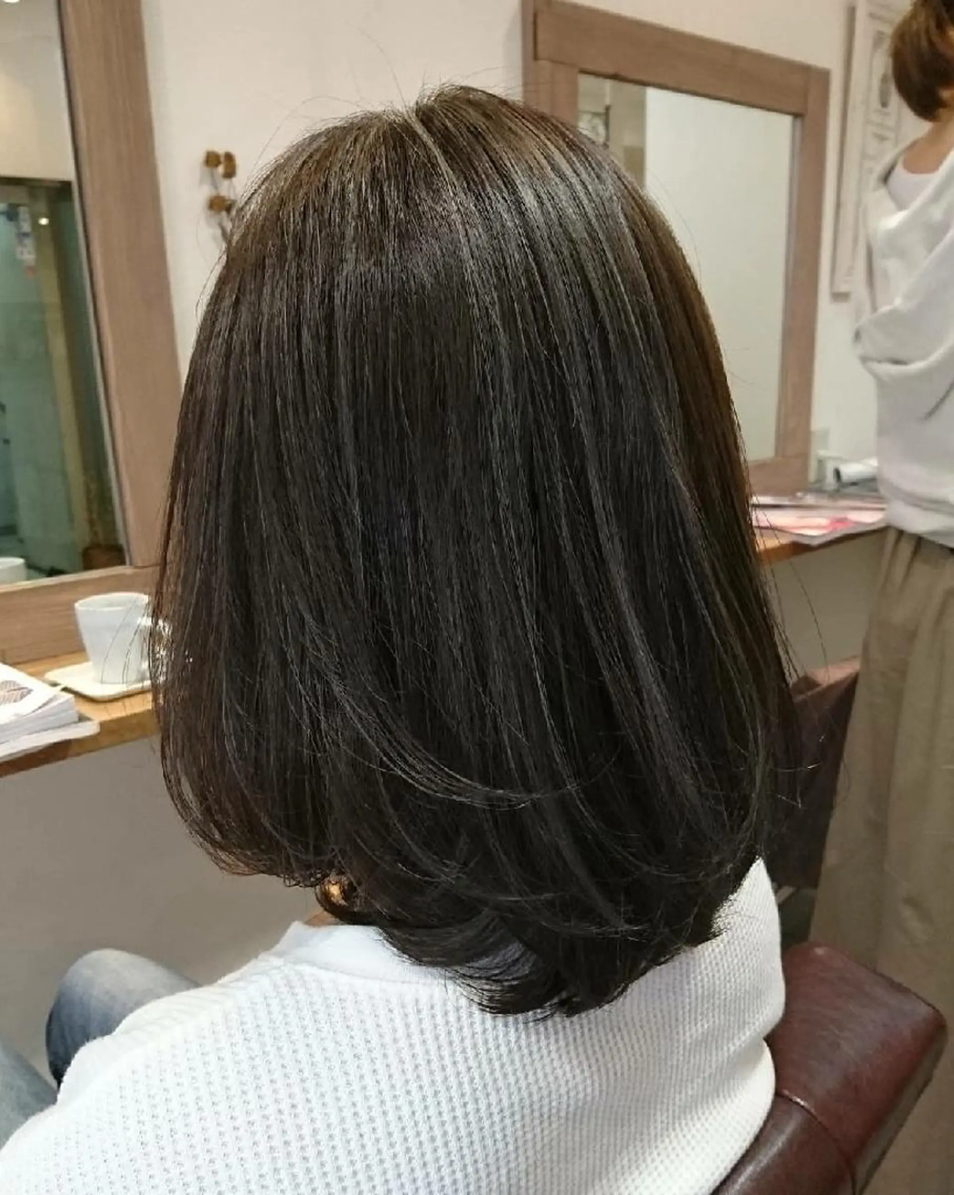 ミディアム カラー カット ヘアカラー トリートメント Topstylist ゆきこのヘアスタイル