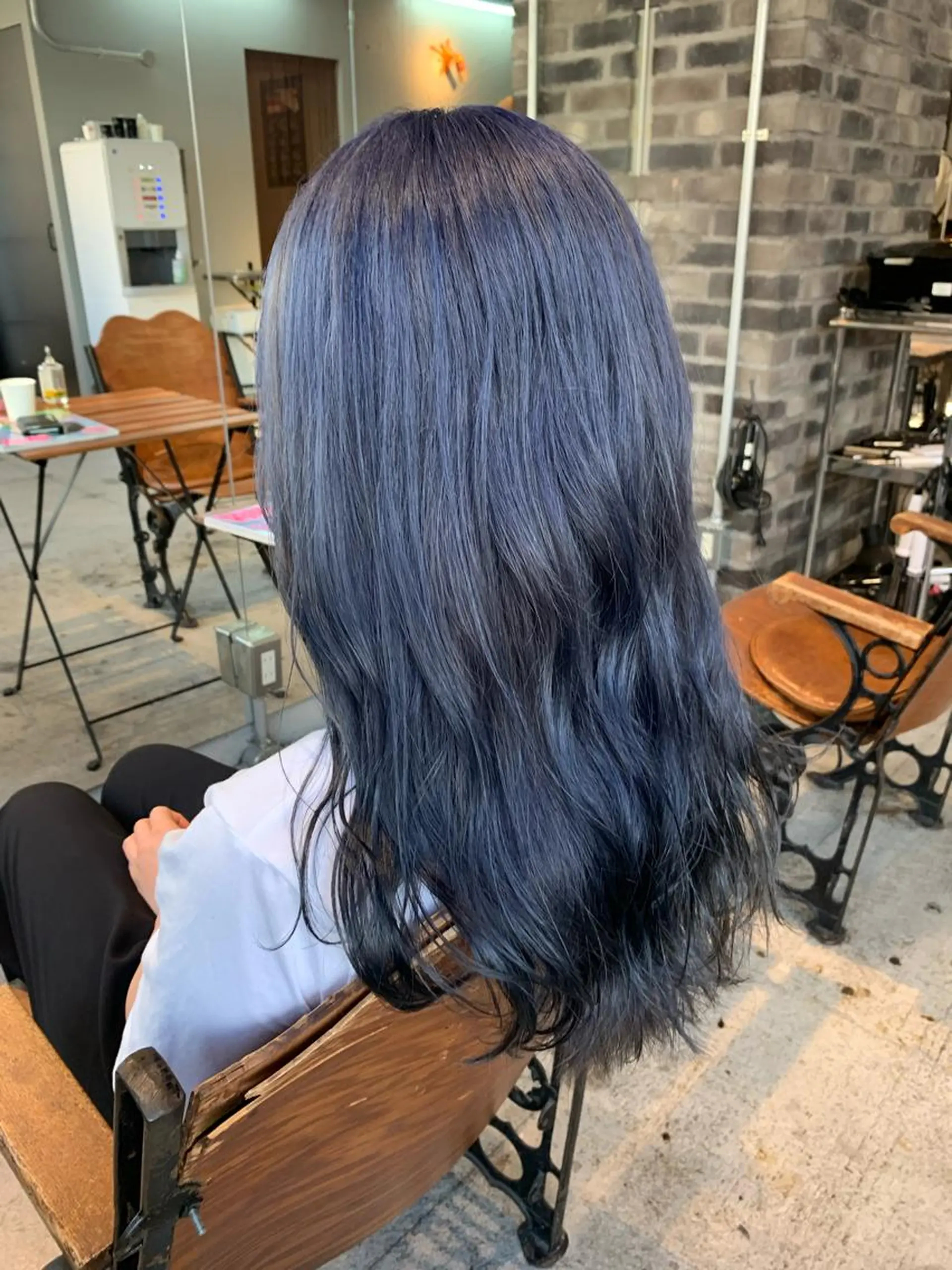 ミディアム カラー ネイビーカラー ヘアカラー トリートメント 似合わせ×美髪改善✨ Yutoのヘアスタイル