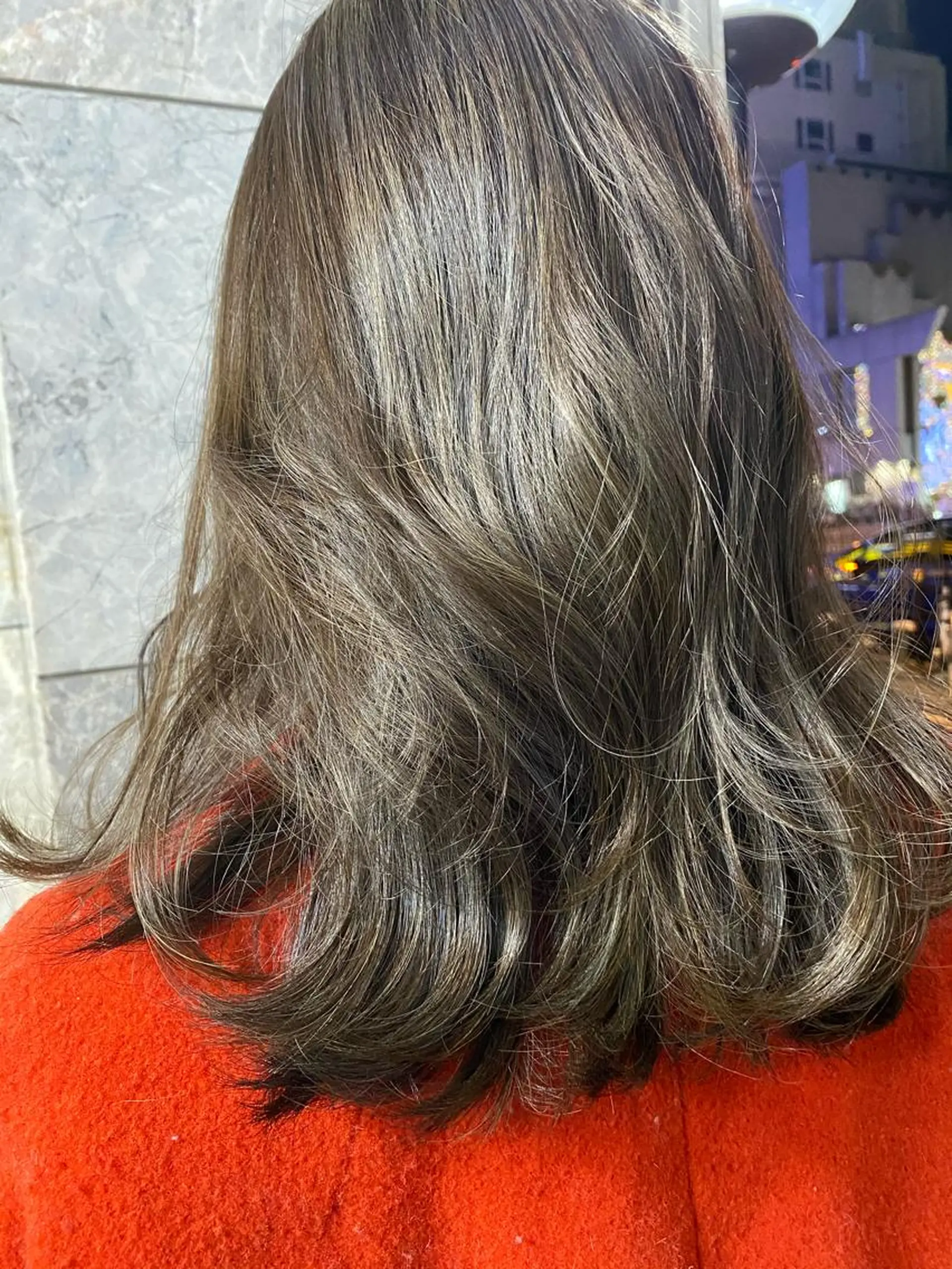 セミロング カット ヘアカラー SALOWIN梅田茶屋町Suite店所属・韓国美容室出身 🌹Sana/梅田のヘアスタイル