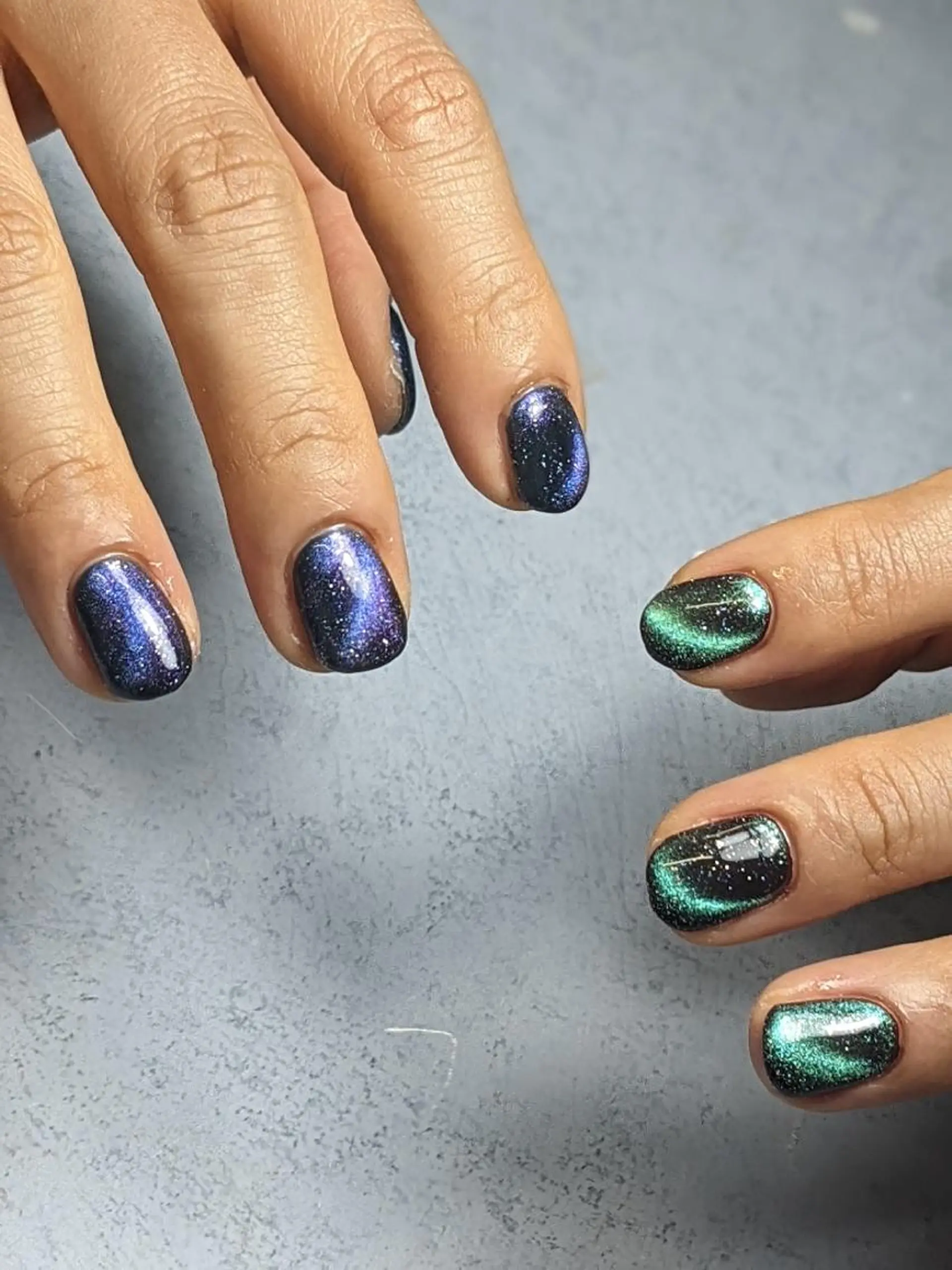 ネイル マグネットネイル ハンドネイル Nail SIRANGANAのネイルデザイン