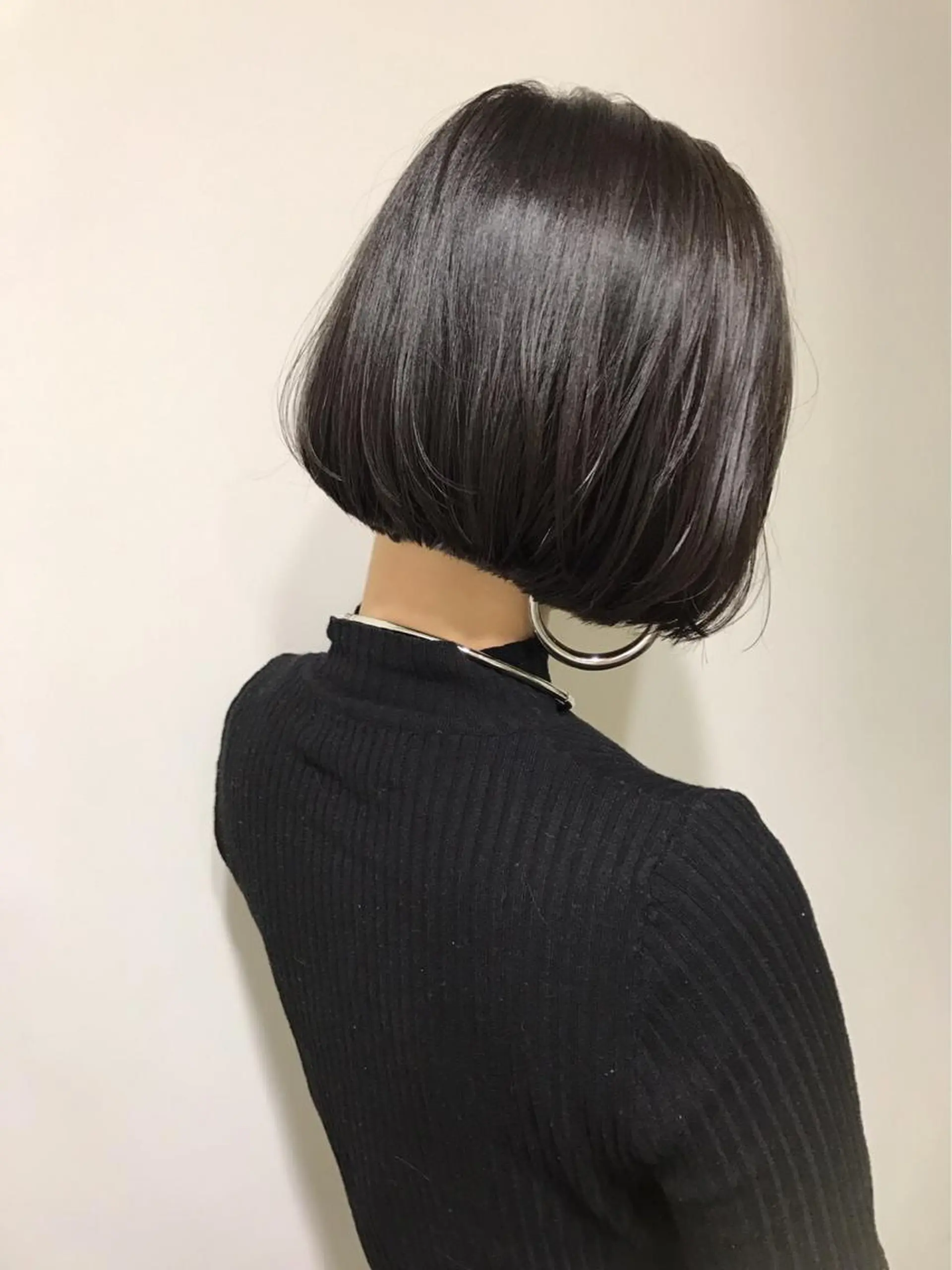 ショート 切りっぱなしボブ ボブ Hair mission【ヘアーミッション】心斎橋所属・エクステ／レイヤー 落合/心斎橋のヘアスタイル
