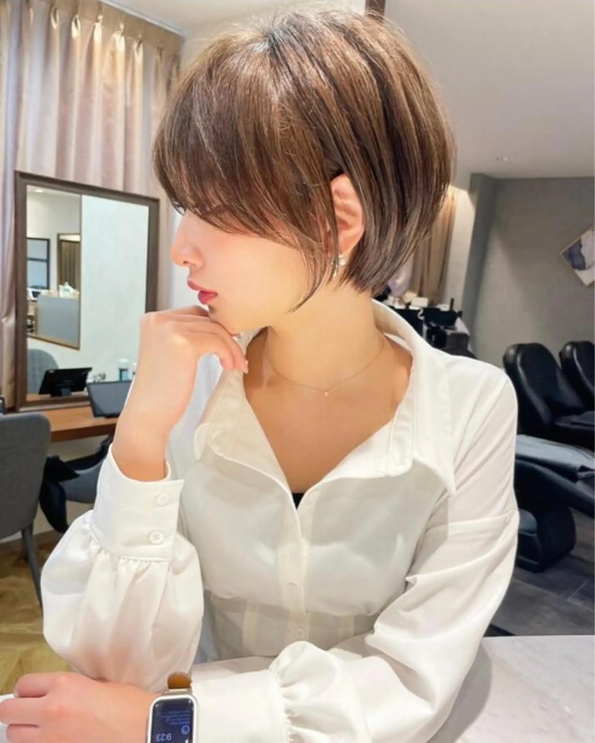 ショート カット トリートメント レイヤー❣️縮毛矯正 川村利幸のヘアスタイル