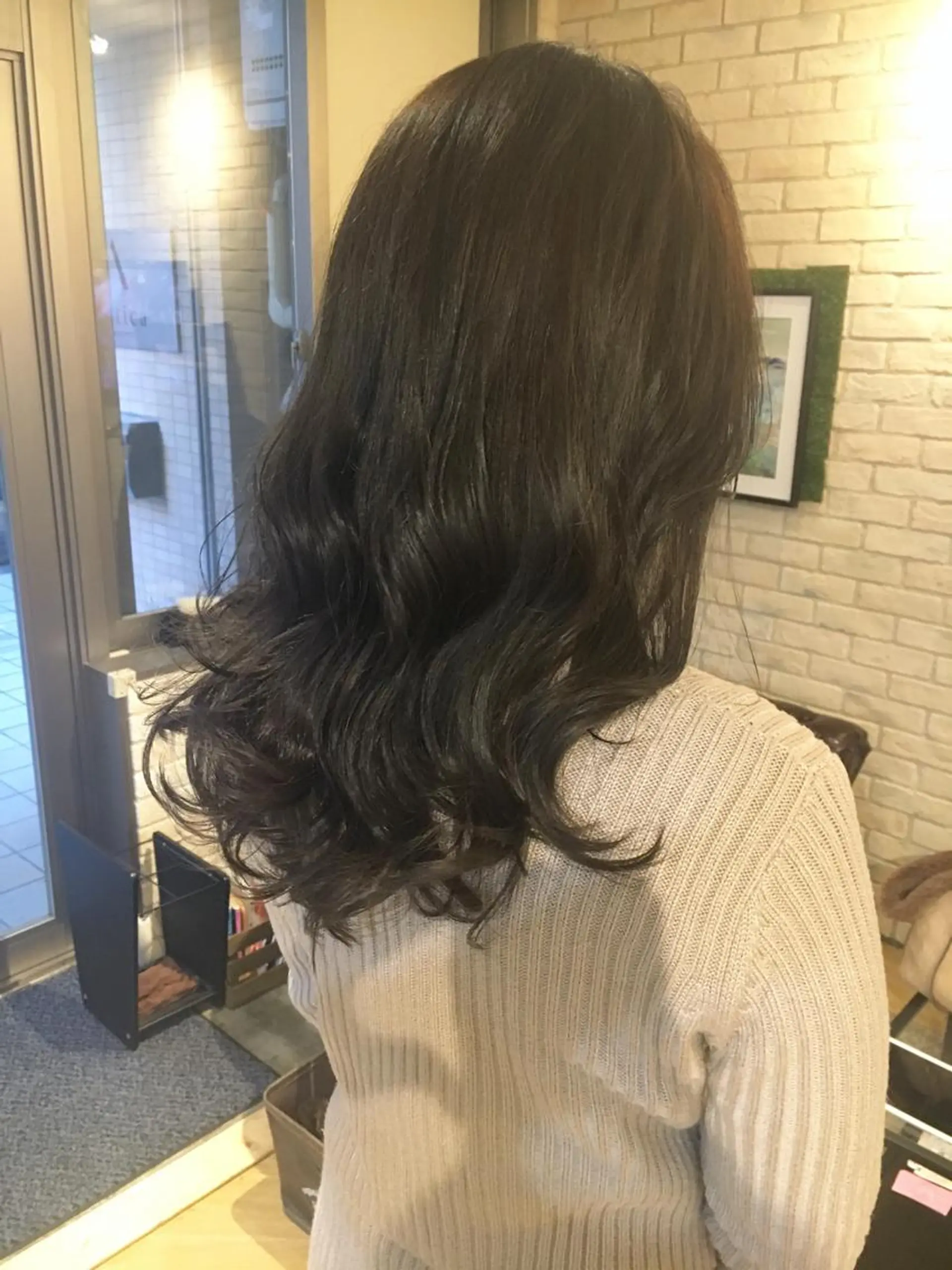 ロング カラー 髪質改善＆韓国風 RINAのヘアスタイル