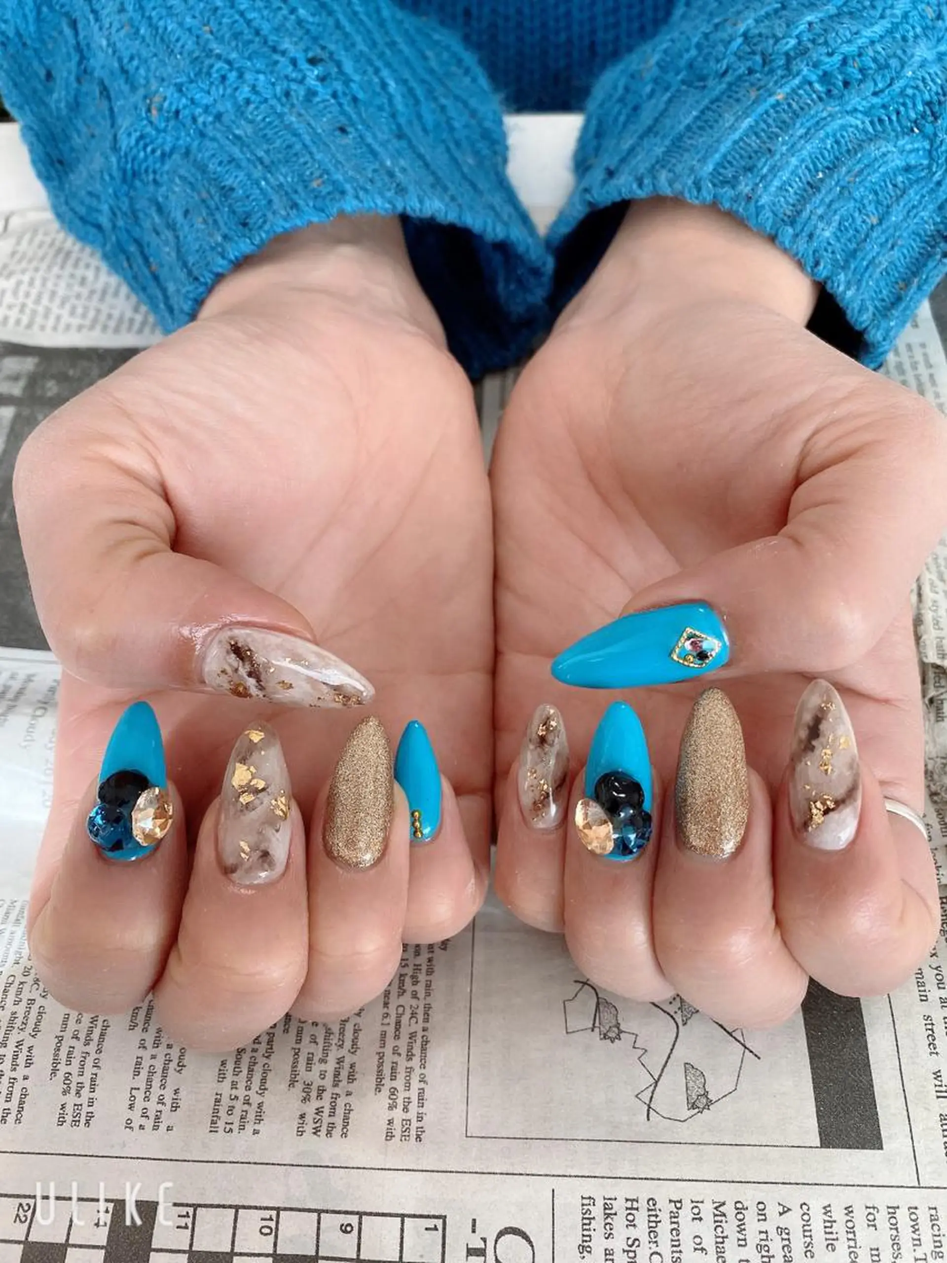 ネイル ハンドネイル ハンドケア 森山 舞のネイルデザイン