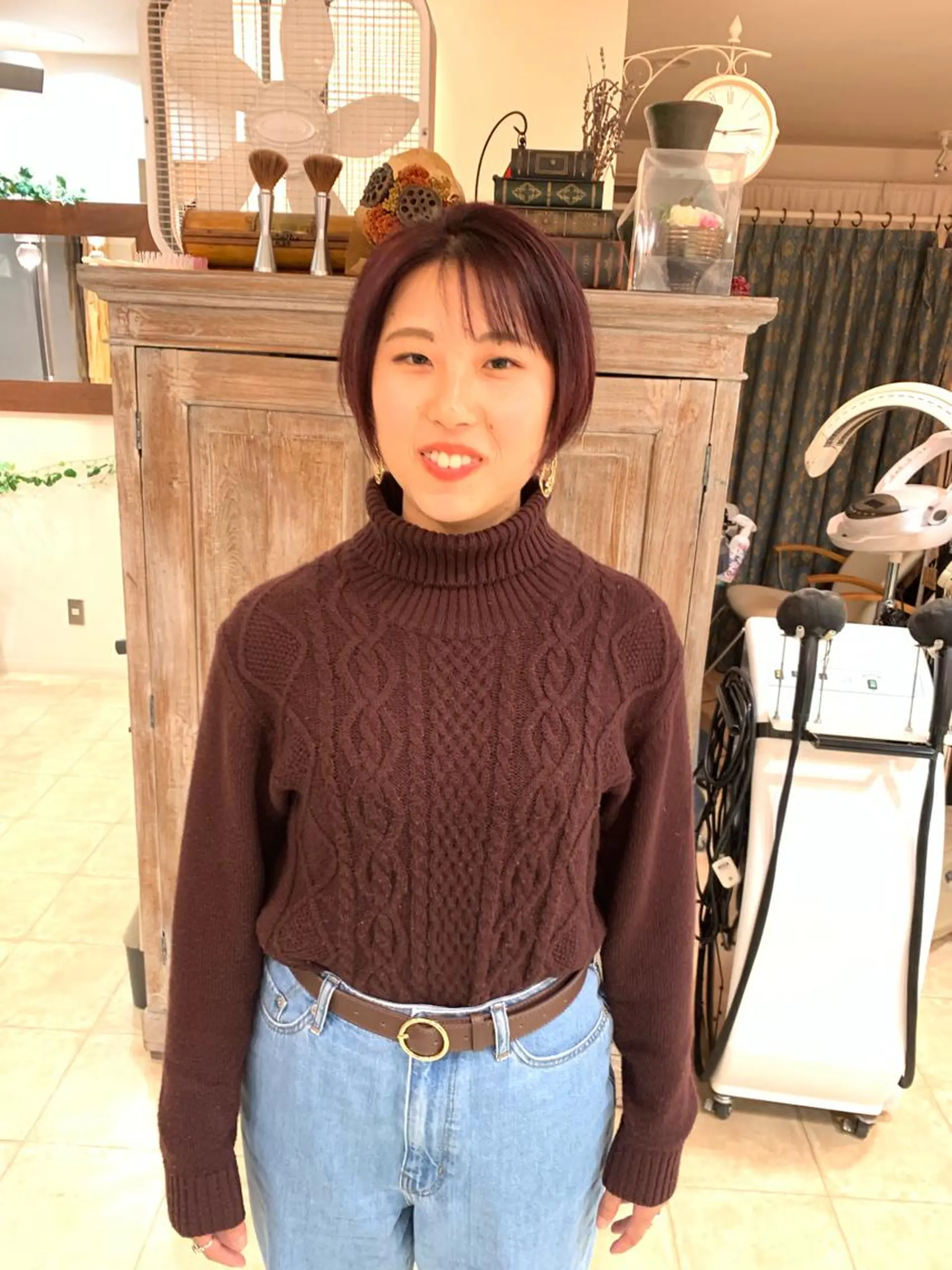 ショート カラー ピンクカラー ショートヘア ヘアカラー nishimura makotoのヘアスタイル