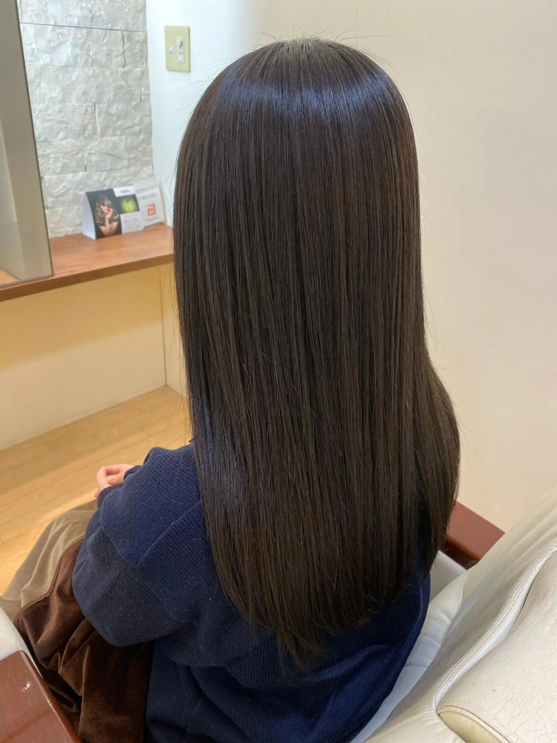 ロング カット ヘアカラー 縮毛矯正 『髪質改善』服部 隆志のヘアスタイル