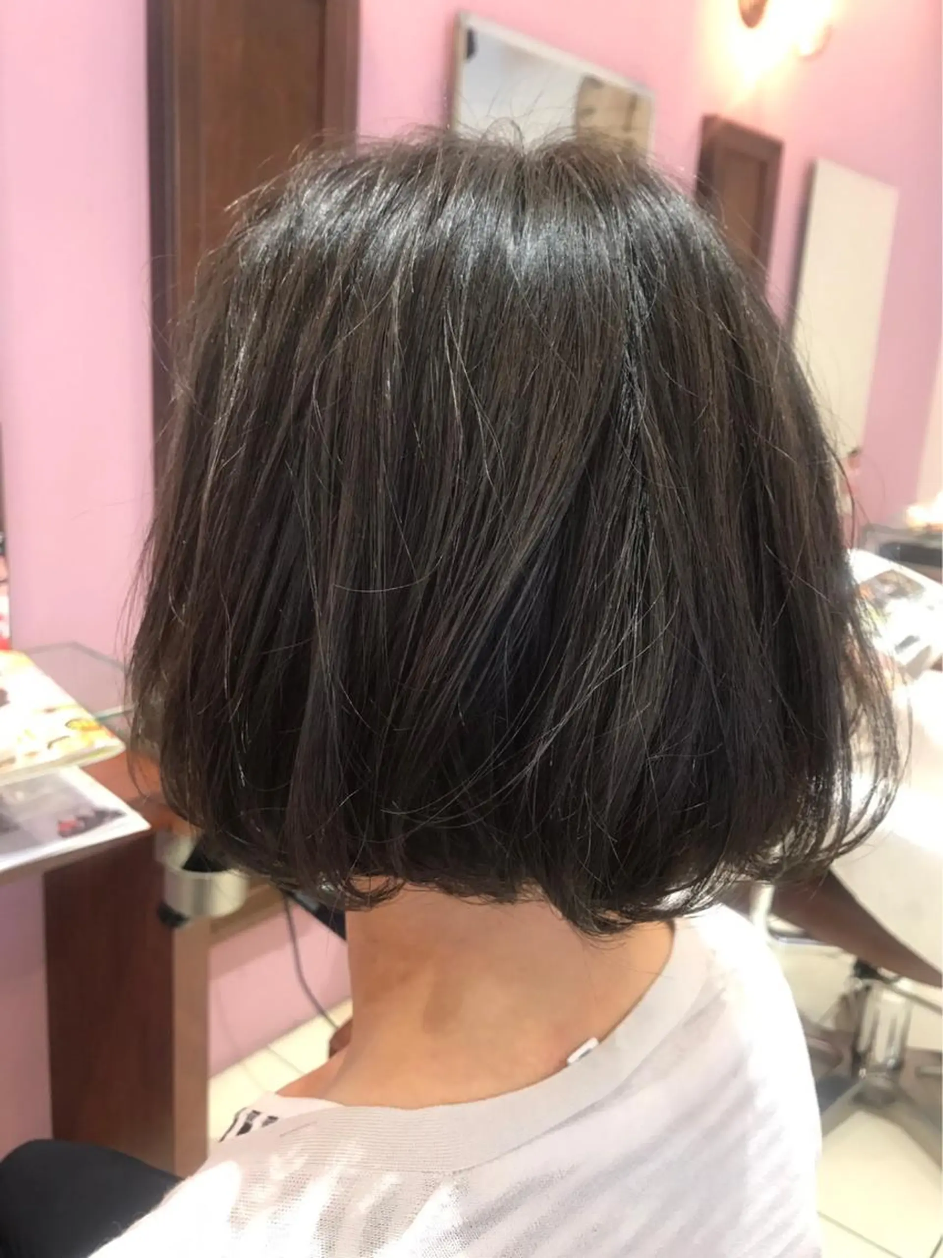 ミディアム カラー イルミナカラー 髪質改善 トリートメント 大阪長居🌱野見山 卓也のヘアスタイル