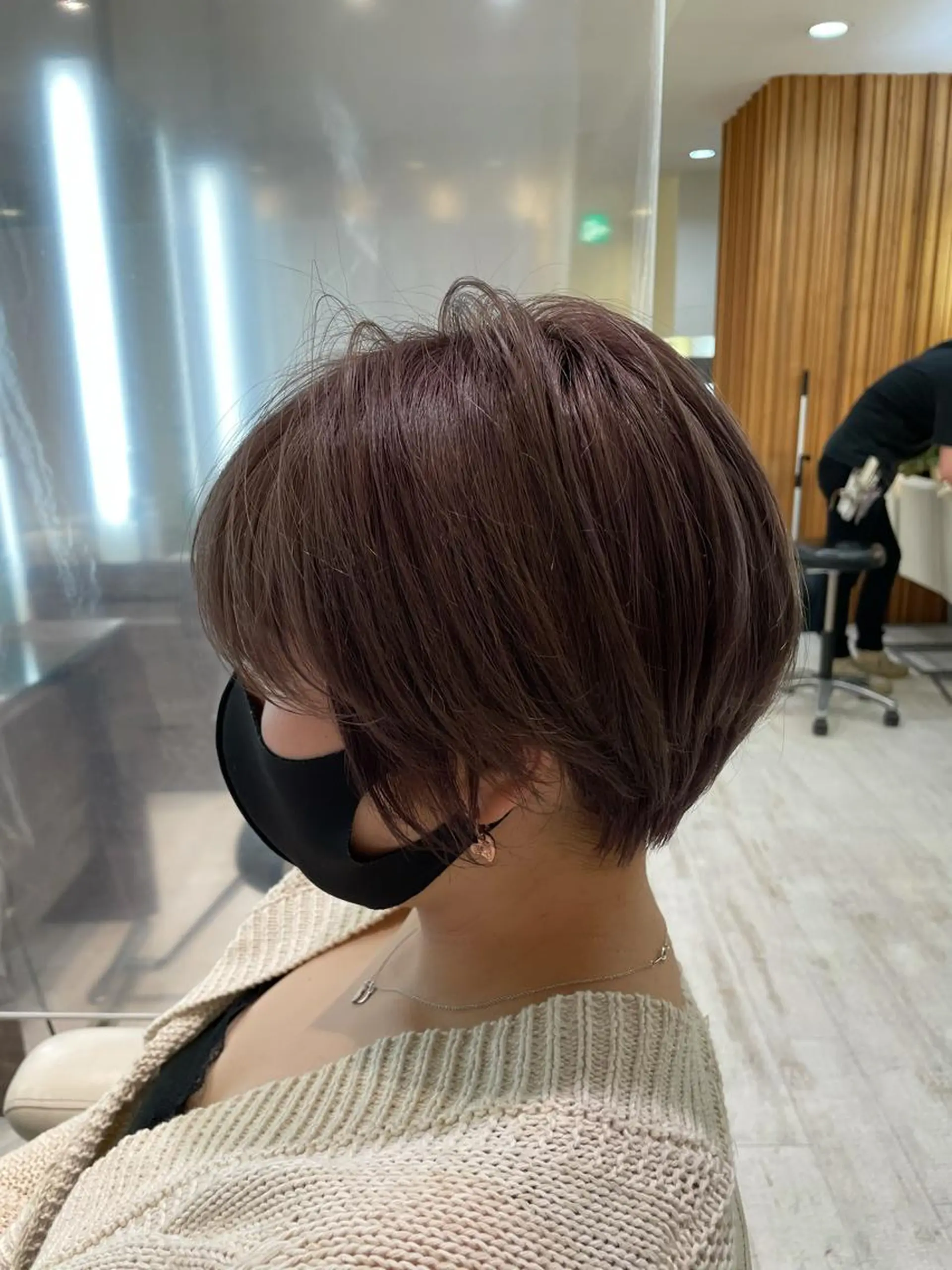 ショート 淡路上新庄/髪質改善 .艶カラー/野口春貴のヘアスタイル