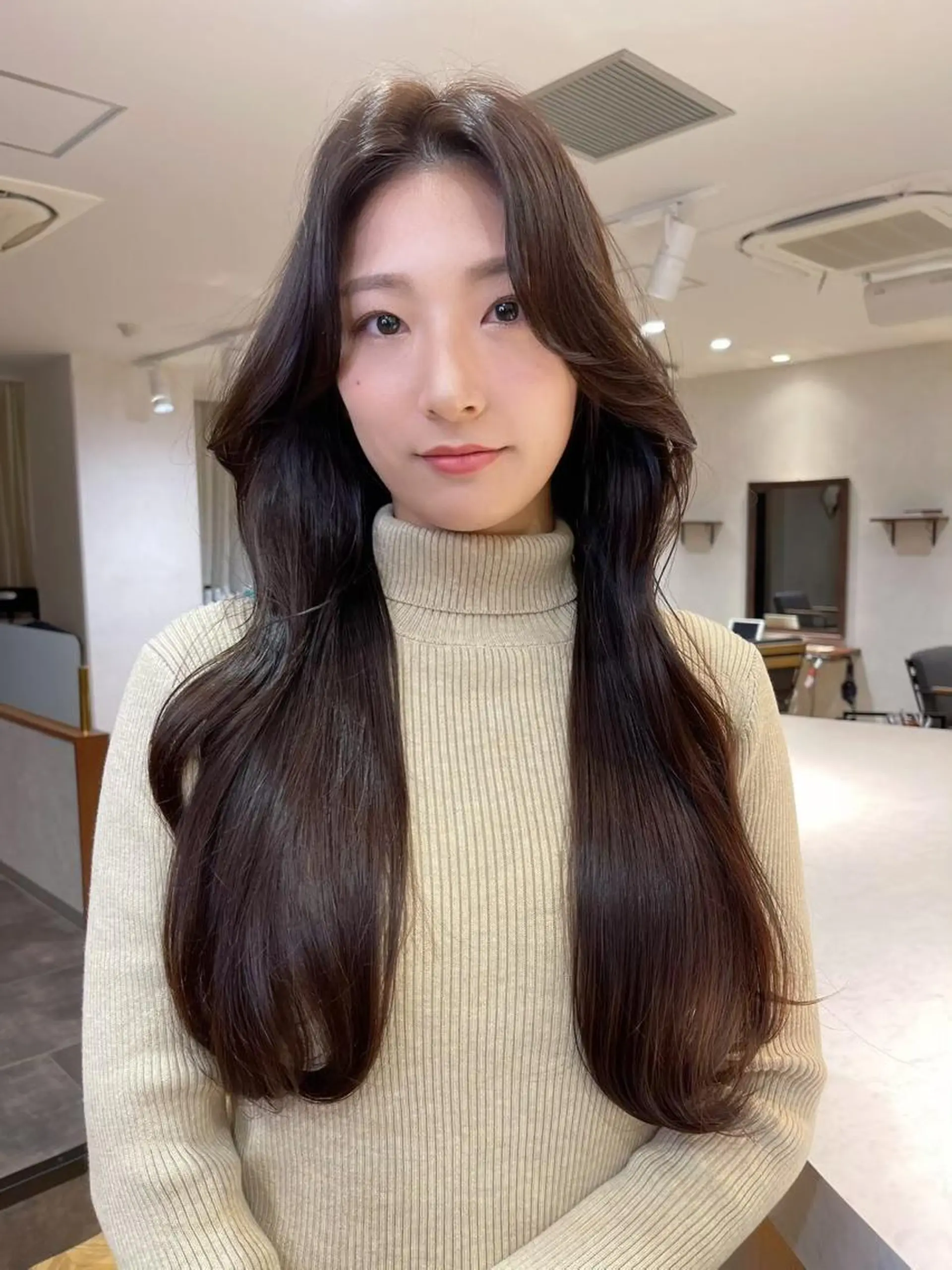 ロング カラー 《髪質改善✖️オリー ブ🧸》小嶋拓也のヘアスタイル