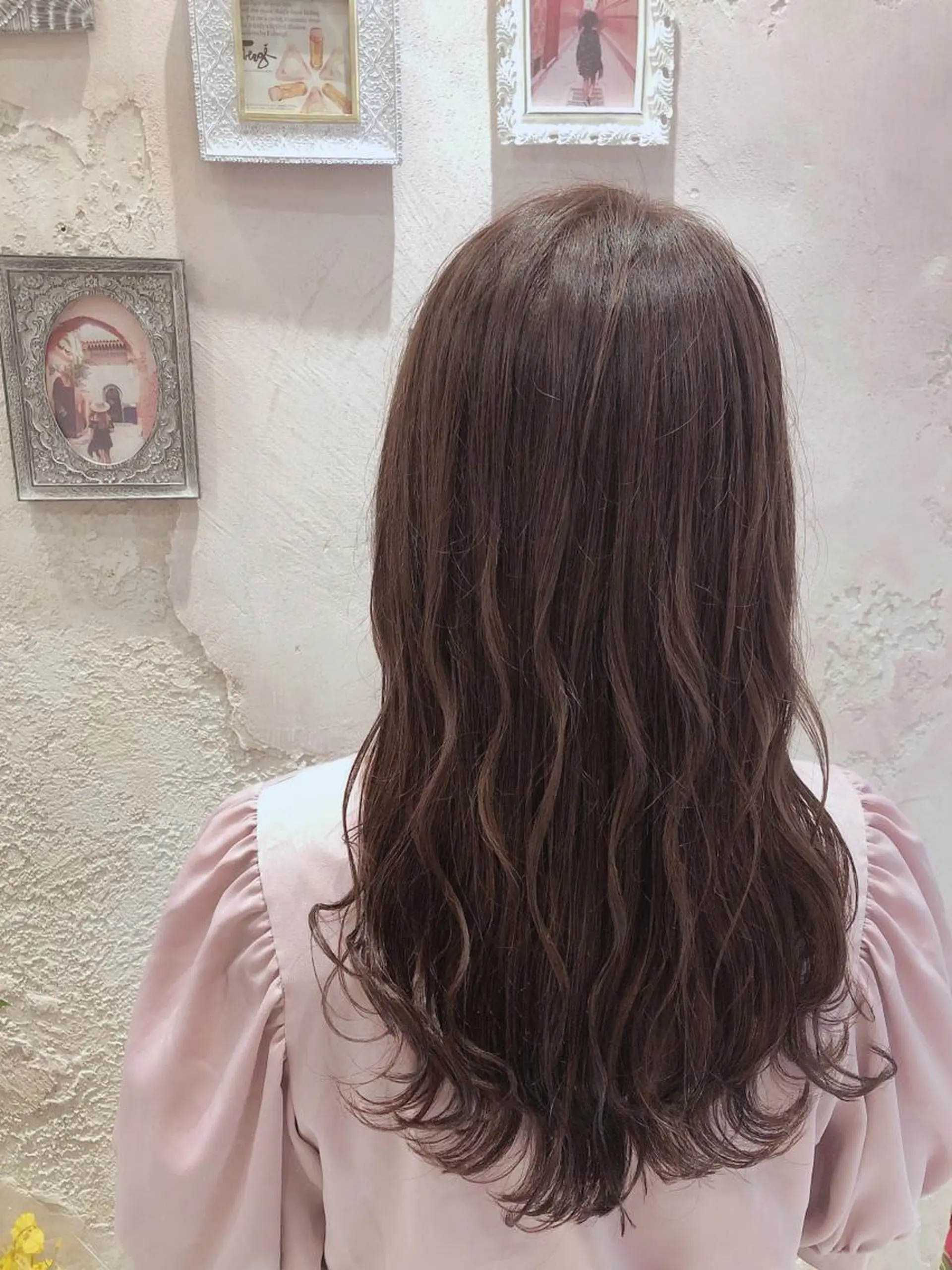 セミロング カット ヘアカラー トリートメント 代表山口ひな 髪質改善のプロのヘアスタイル