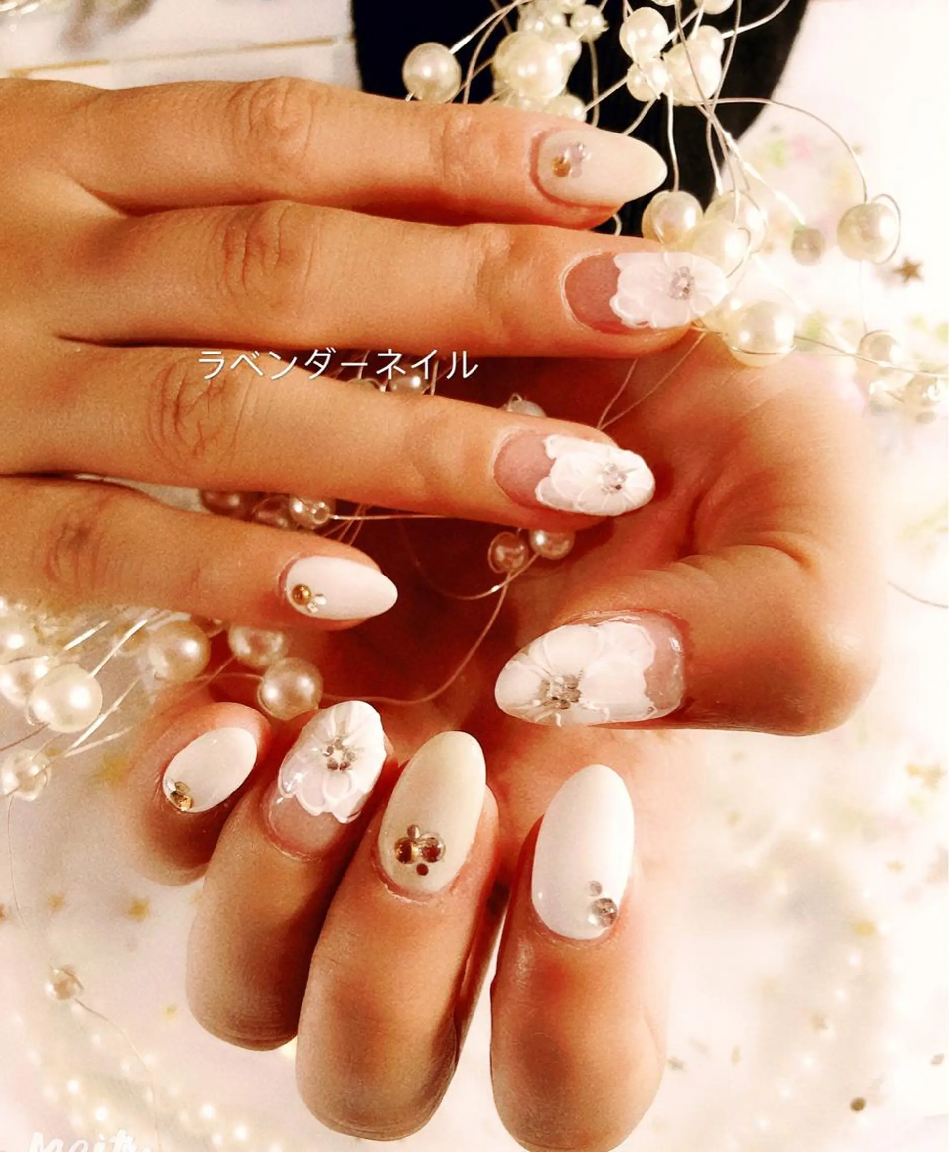ネイル ラベンダー💖日暮里 ルル💖ネイルのネイルデザイン