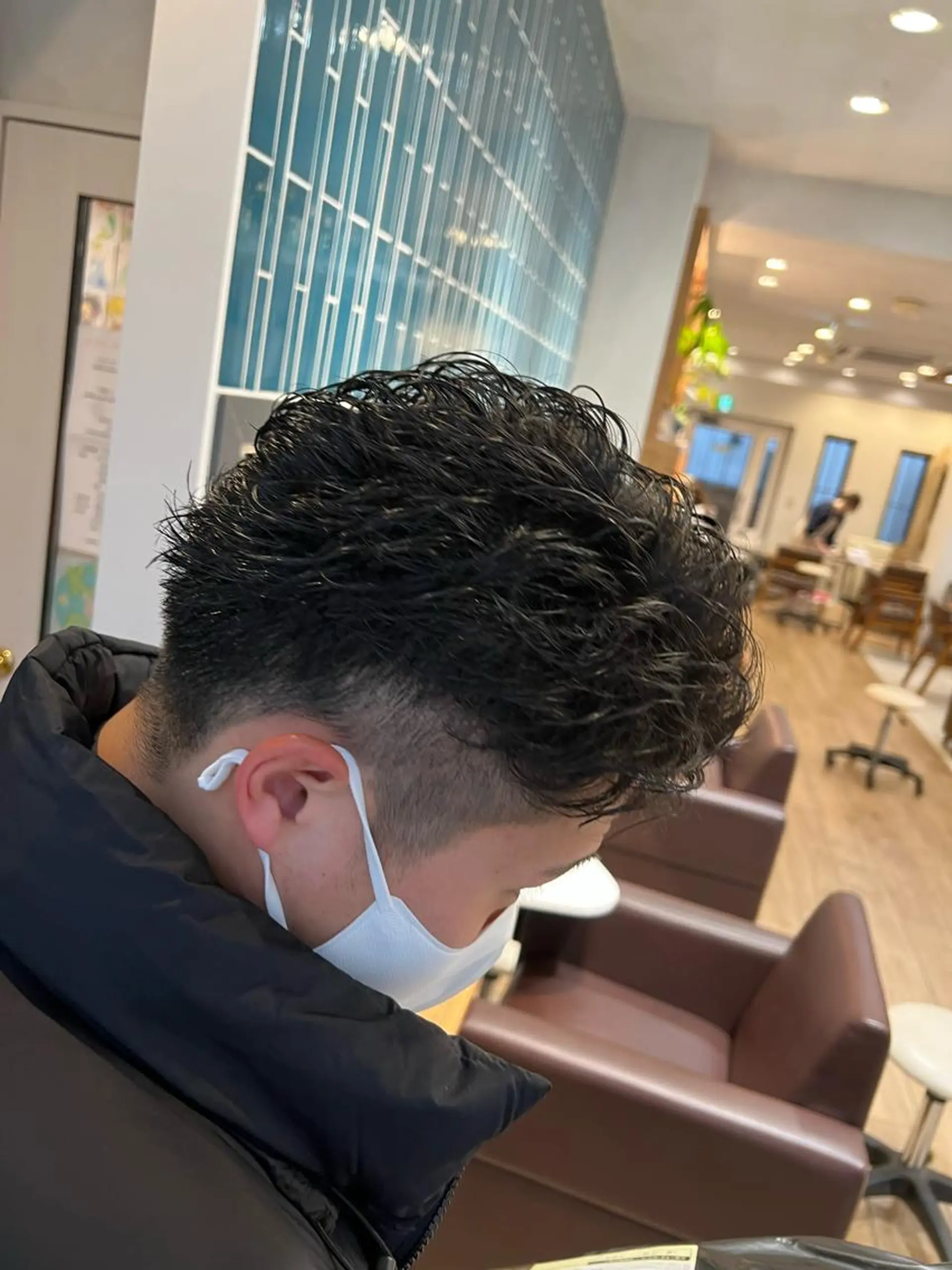 メンズ スパイキー/韓国 パーマ/メンズ/直輝のヘアスタイル