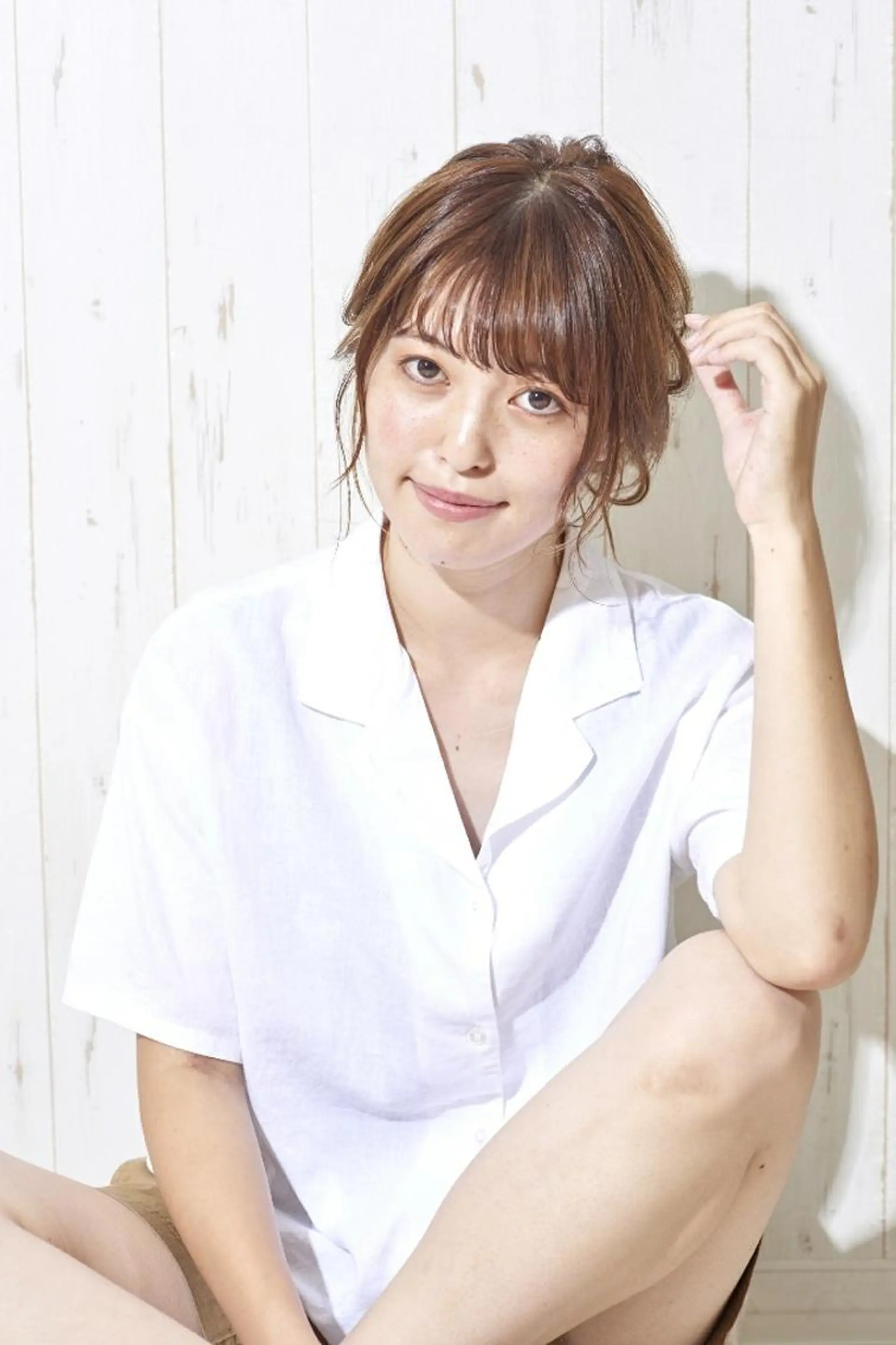 ヘアアレンジ セミロング GO TODAY SHAiRE SALON キラリトギンザ店所属・🐱higajo🐱 比嘉門(ヒガジョウ)のヘアスタイル