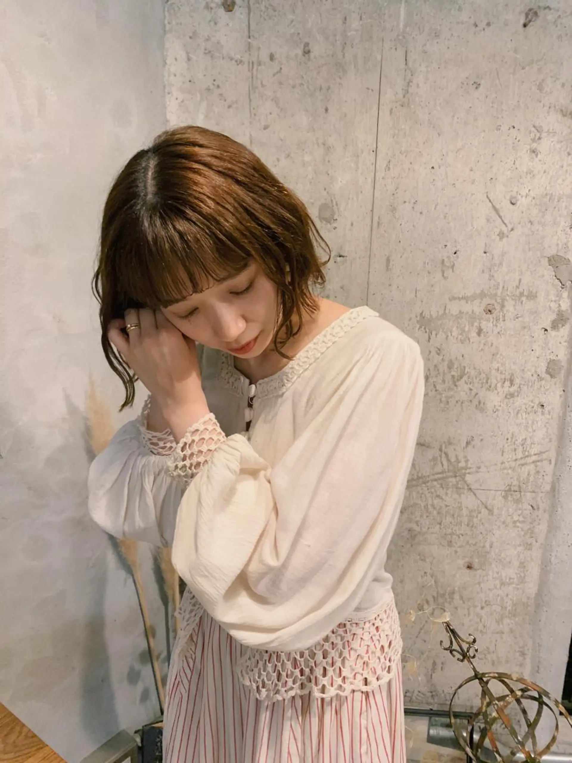 ショート yupi🐈‍⬛ レイヤー/パーマのヘアスタイル