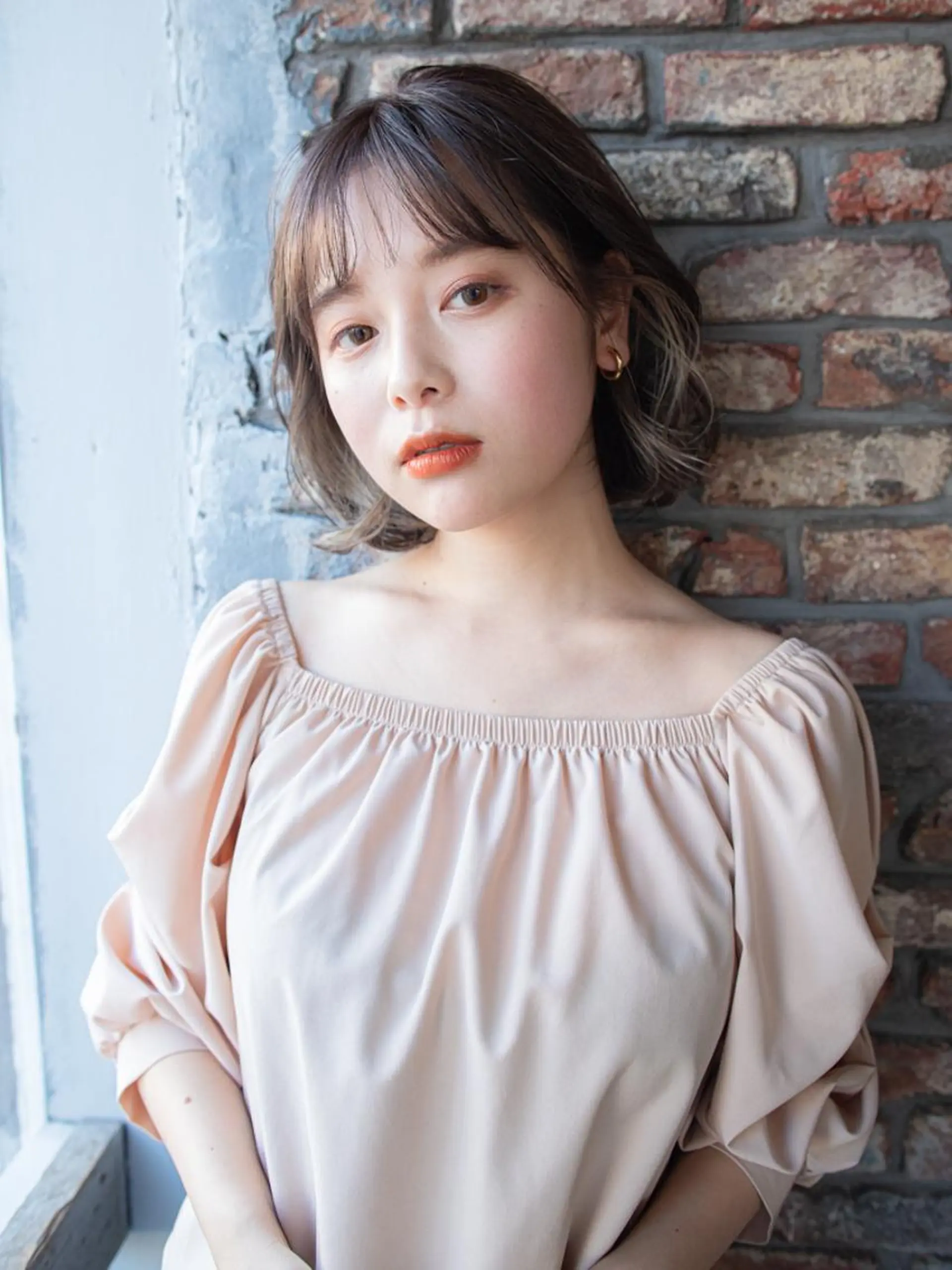 ミディアム カラー ヘアカラー トリートメント ノグチ ナツコのヘアスタイル