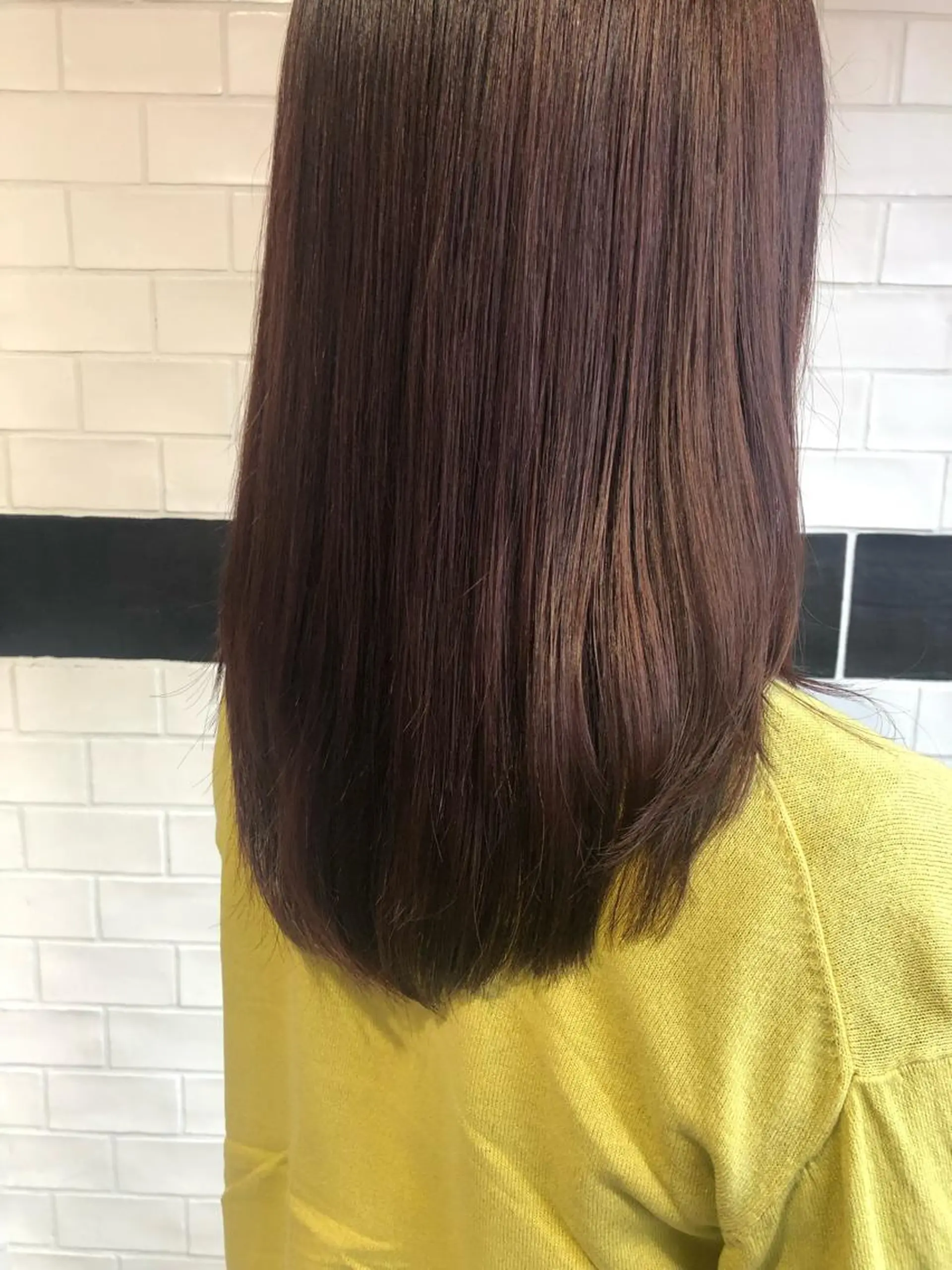 ロング カラー ピンクカラー バイオレットカラー トリートメント カット ヘアカラー トリートメント ボブ／髪質改善／ 銀座／CHIEのヘアスタイル