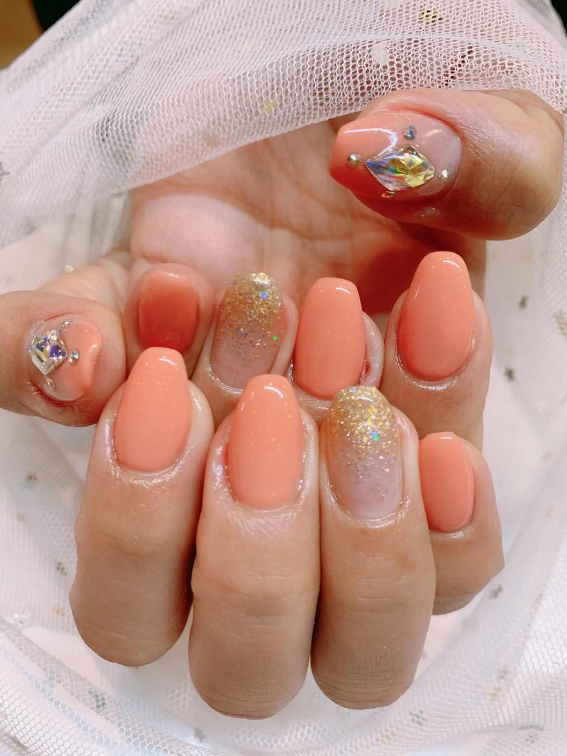 ネイル 長さだし専門店 M2　rikaのネイルデザイン