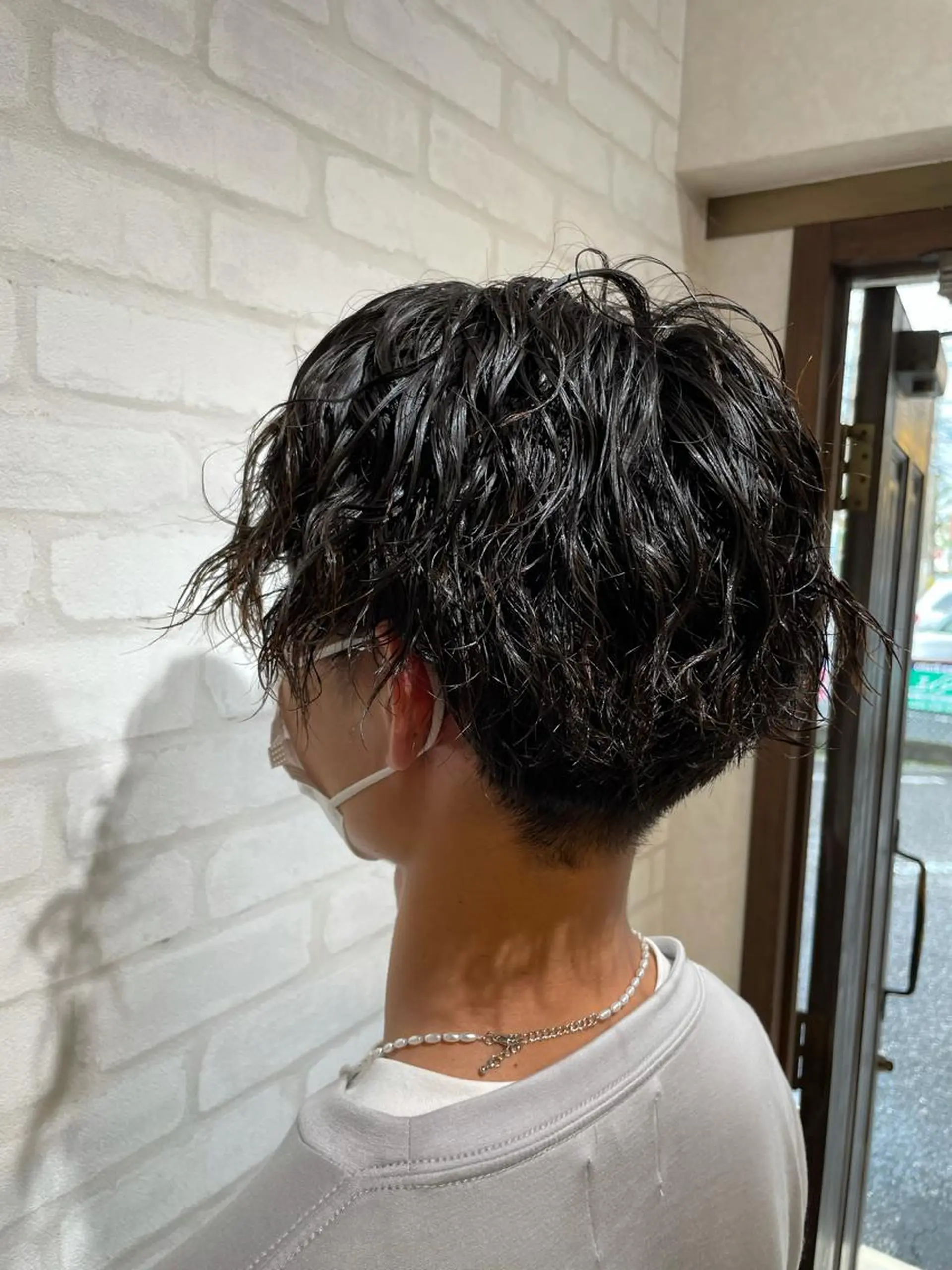 ミディアム パーマ メンズ カット パーマ トリートメント ヘッドスパ 🌞谷川 幸也🌞のヘアスタイル