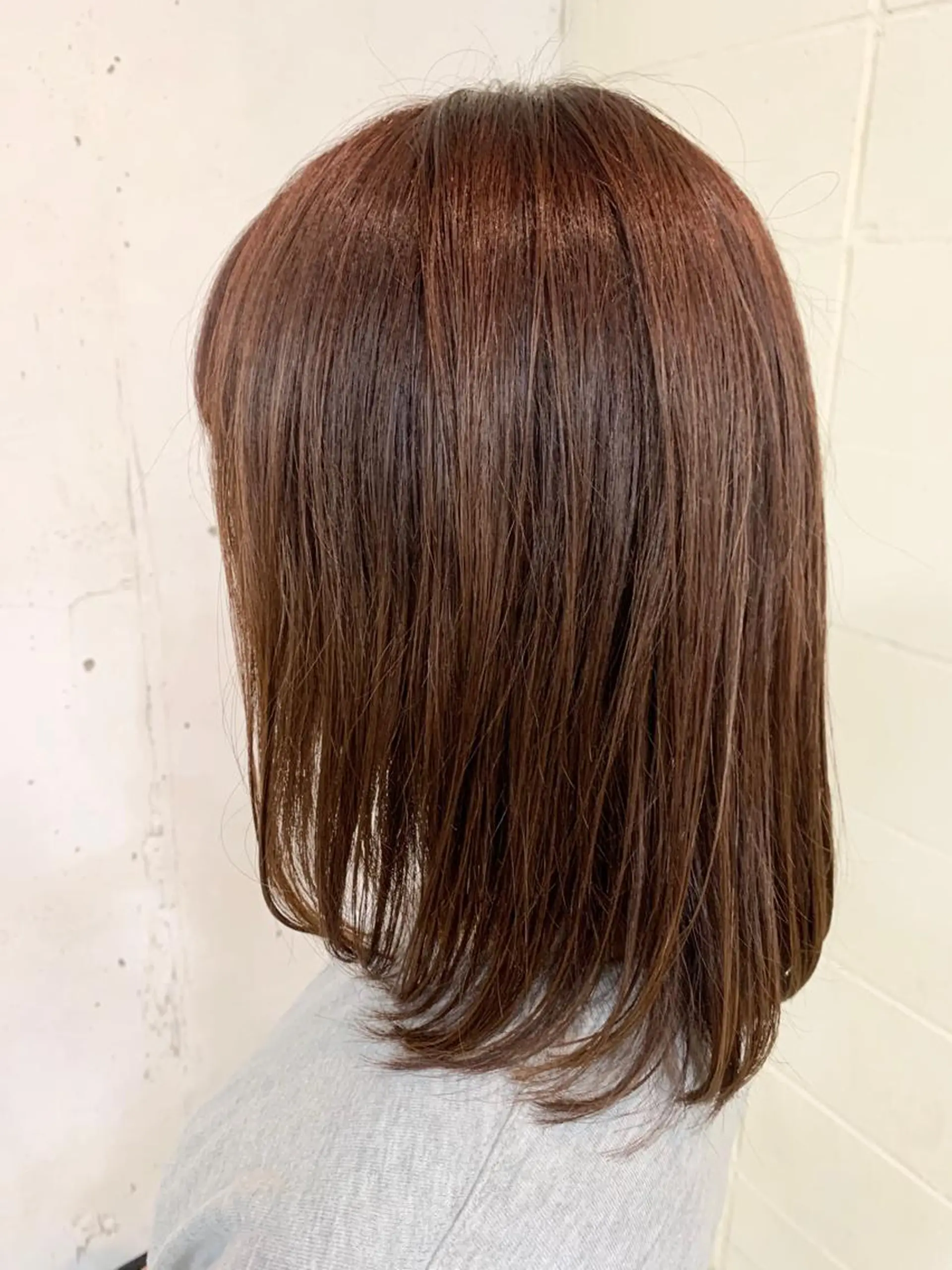 ミディアム カラー ブラウンカラー 千葉駅徒歩1分✂︎ 宮内のヘアスタイル