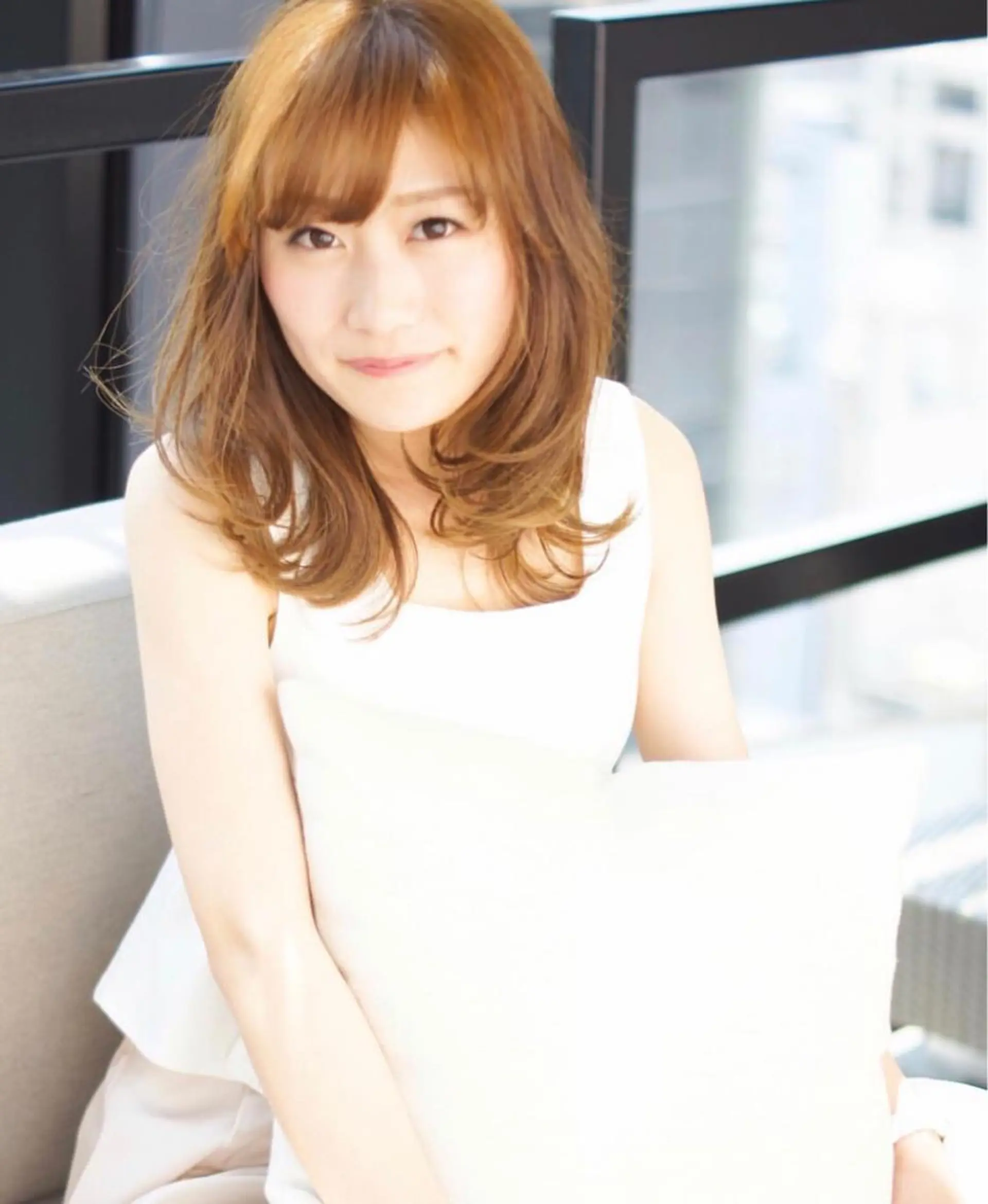 ミディアム カラー ヘアアレンジ 長瀬 燎哉のヘアスタイル