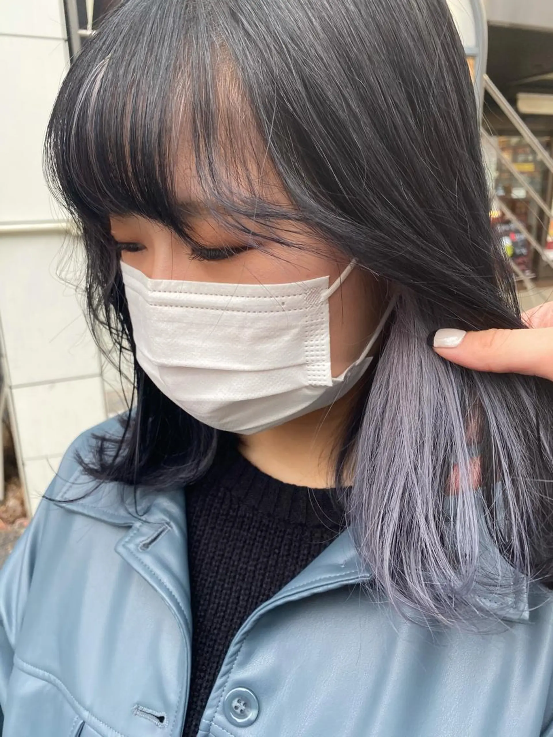 ミディアム ニュアンスネイル/ ボブ/まちゃこのヘアスタイル