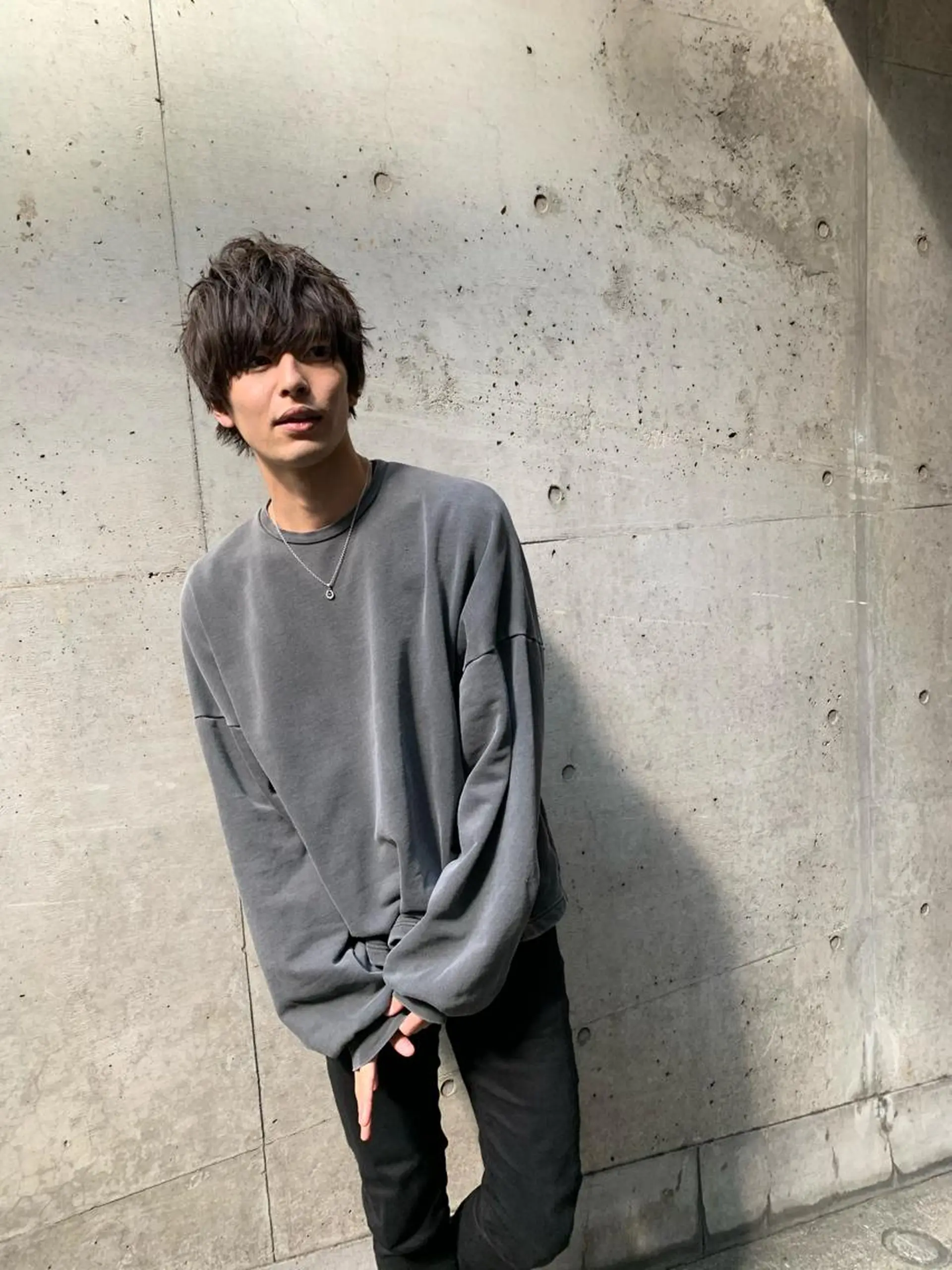 ミディアム メンズ 撮影モデル 新宿メンズNo.1 代表:中野拓也のヘアスタイル