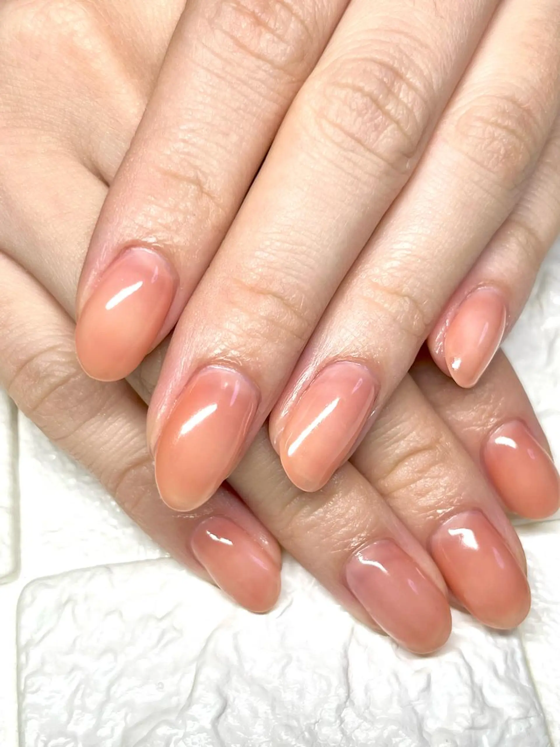 ショート ネイル オフィスネイル ハンドネイル まり りぃ〜んのネイルデザイン