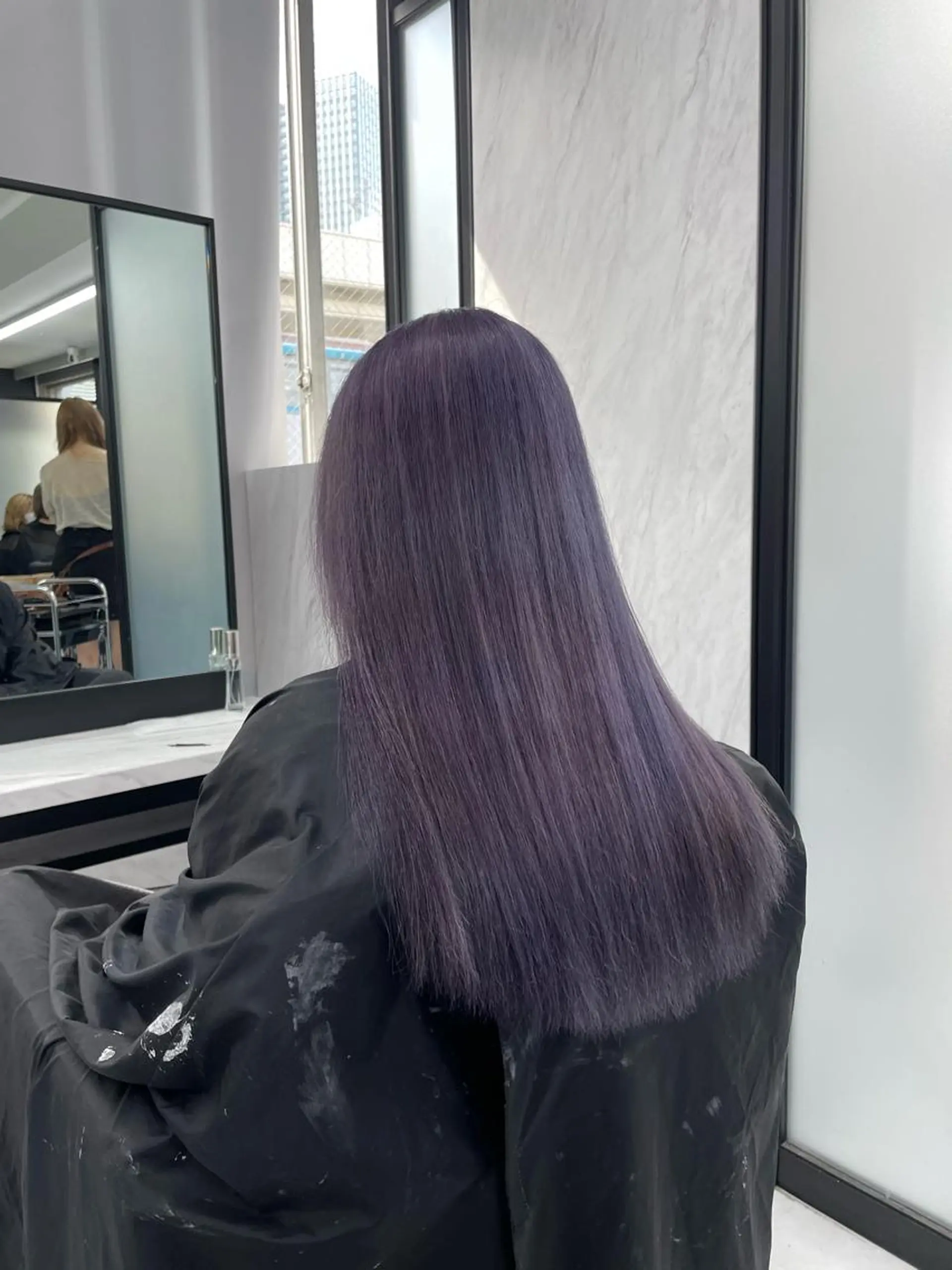 ロング カラー ブルーカラー ブルーラベンダー ダブルカラー ラベンダーカラー Wehlen所属・透明感カラー🌟 keisukeのヘアスタイル