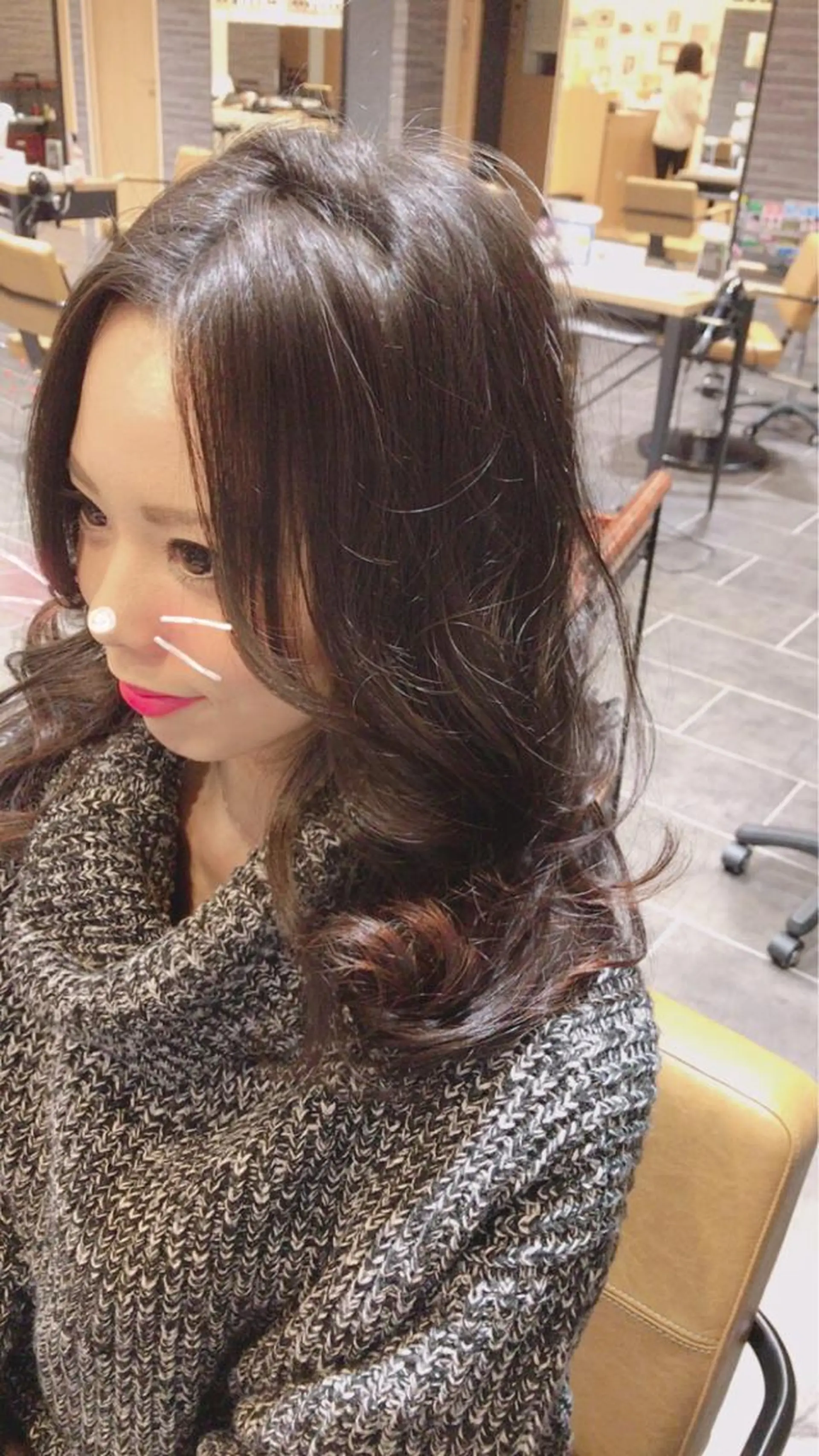 ミディアム ému エミュ　hair &spa所属・近藤 みゅうまのヘアスタイル