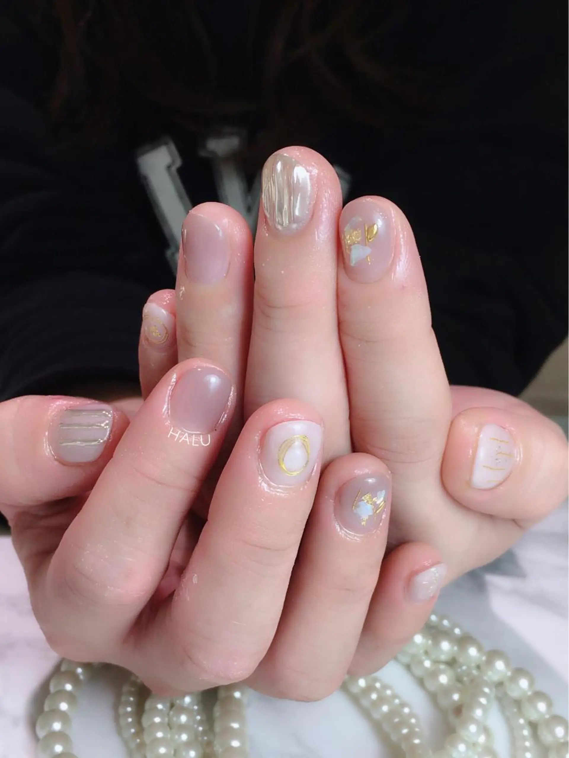 ネイル ニュアンスネイル HALU ハルのネイルデザイン