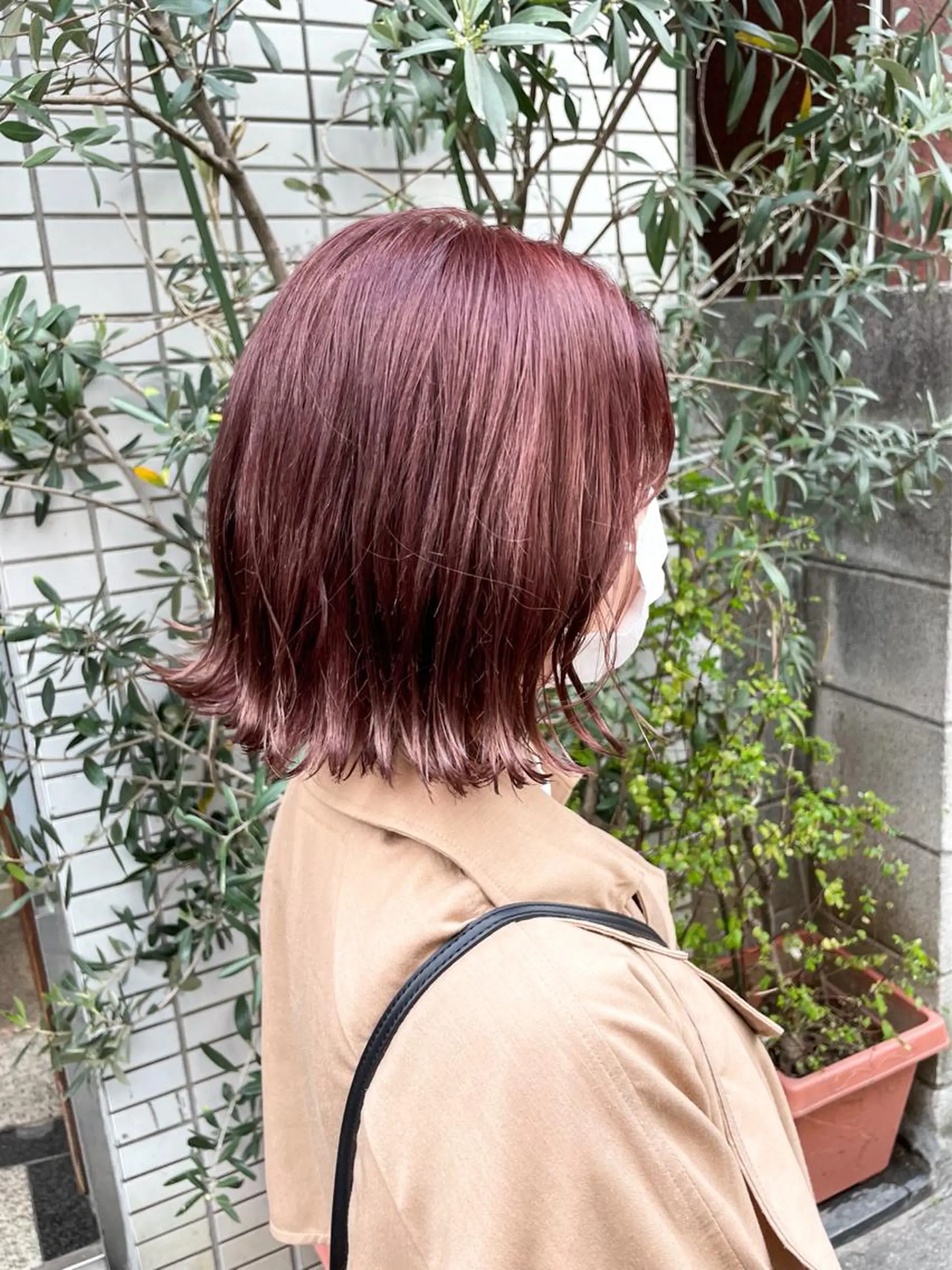 ショート カラー カシス ピンクカラー カット ヘアカラー ✨カラー支持No.1 🧸ワキ カナコ🧸のヘアスタイル