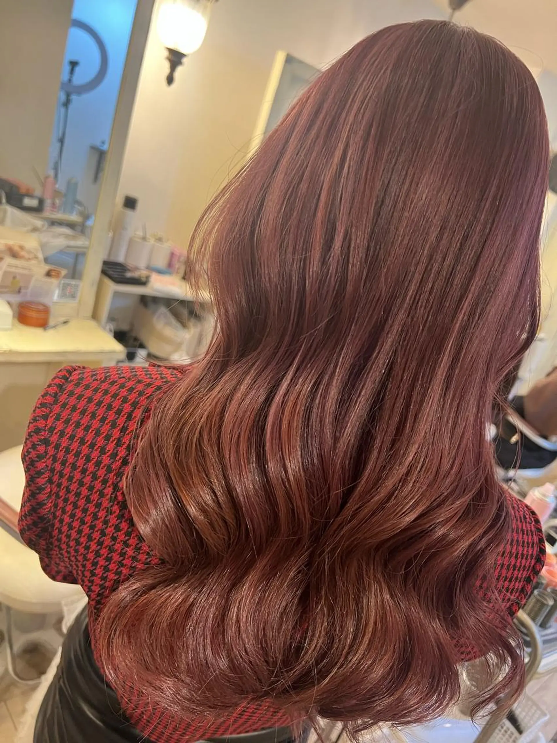 ロング カラー 黒髪 ブリーチ ラベンダーカラー ピンクカラー ピンクラベンダー Hair&Rich  style　genesis所属・早朝、日祝セット🉑 TSUBASAのヘアスタイル