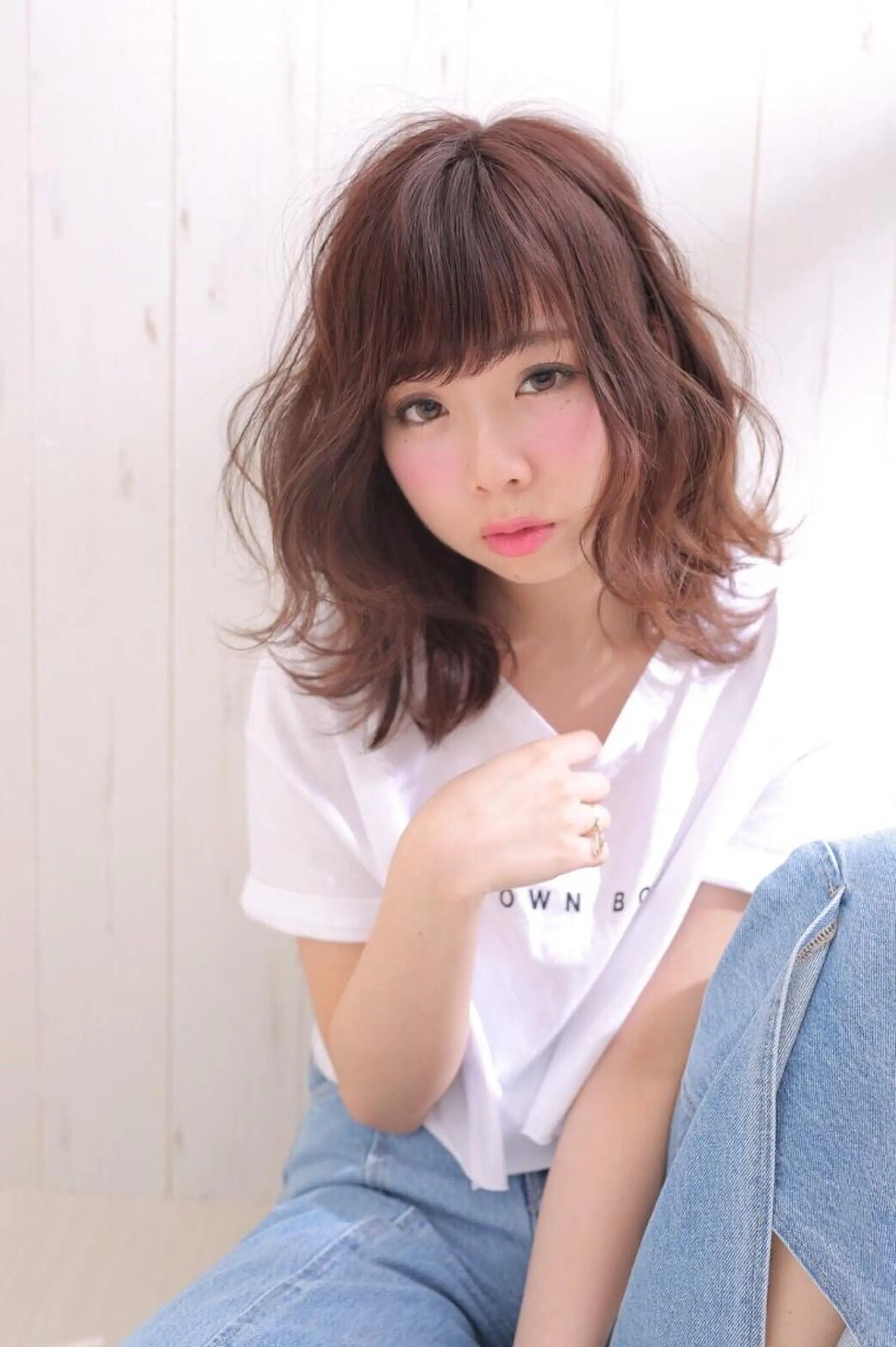 ミディアム 指名支持率NO.1 スタイリストのヘアスタイル