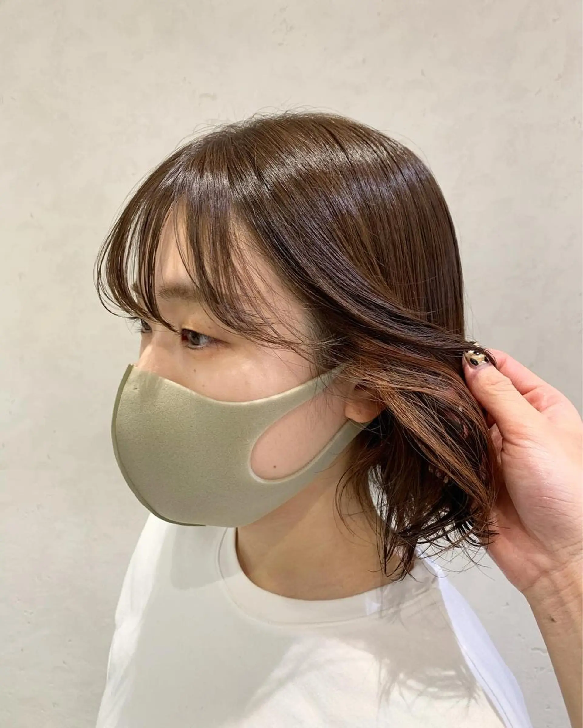 ショート カラー ベージュカラー ブリーチ オレンジ オレンジベージュ トリートメント ヘアカラー ayumi🌈 インナーカラー🌈のヘアスタイル