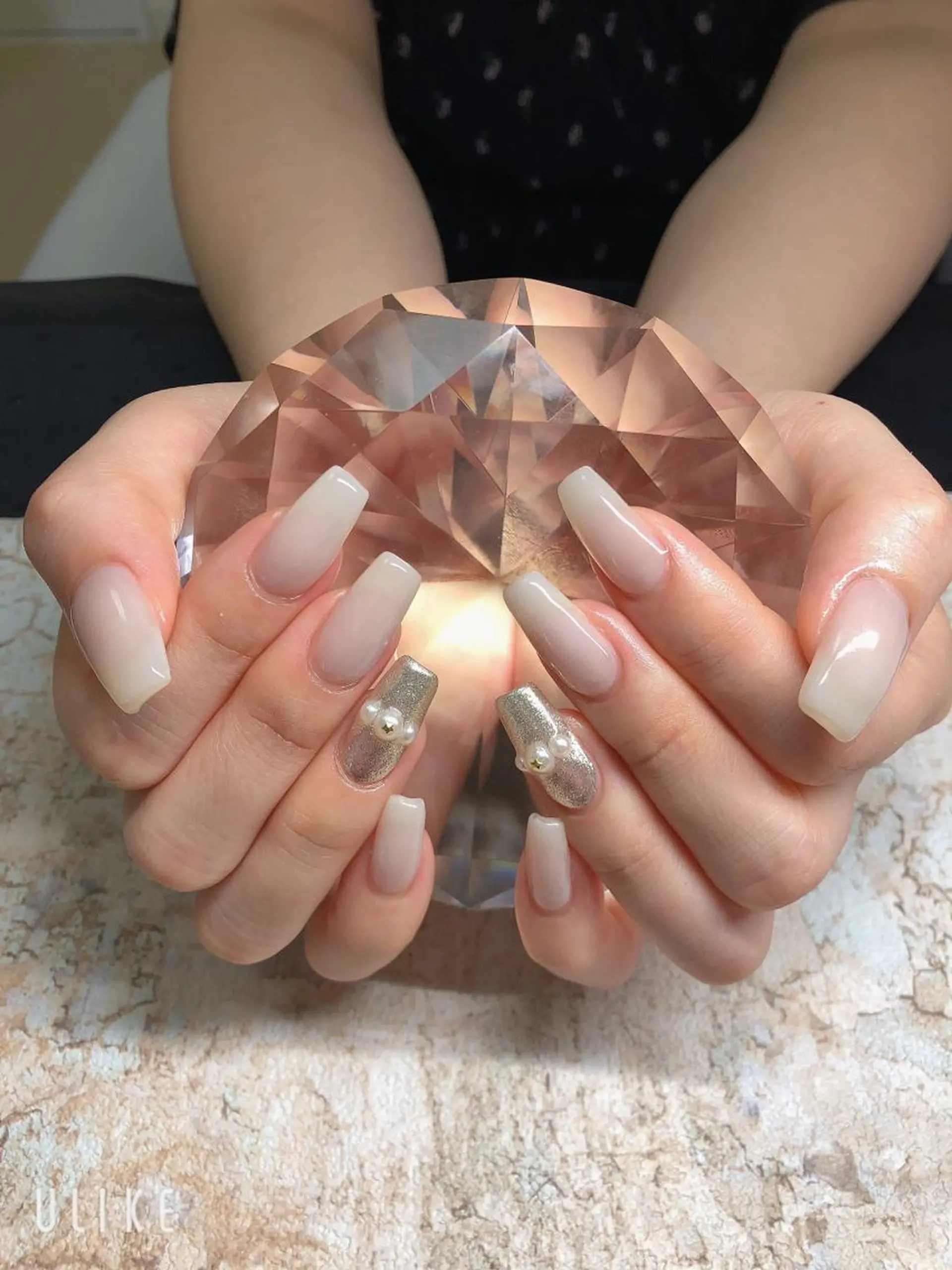 ネイル アートネイル フレンチネイル ジェルネイル グラデーション 韓国ネイル Nail room Bimano所属・Bimano seica♡+°のネイルデザイン