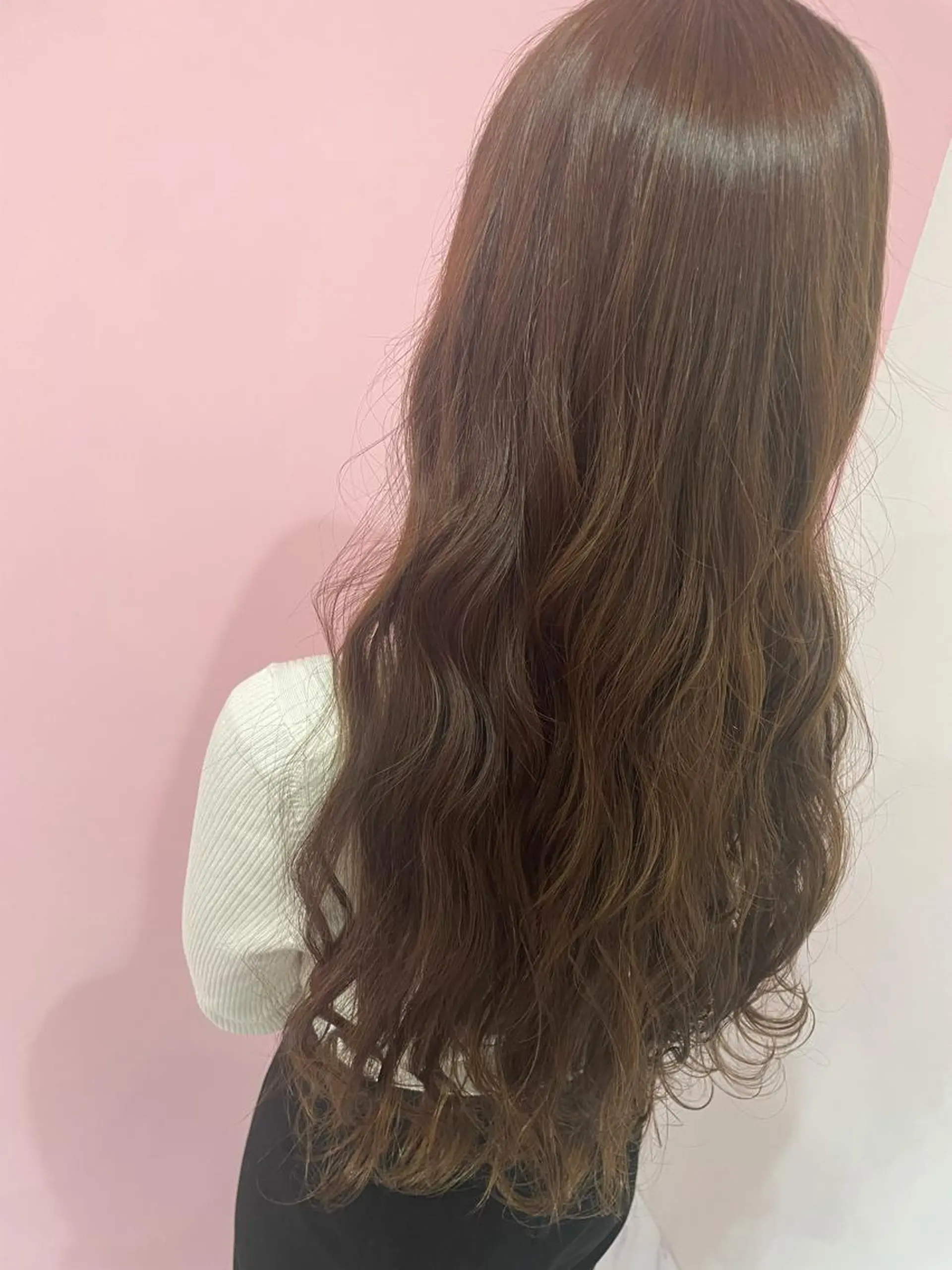 ロング カラー ストローク伊勢崎所属・小関 心海のヘアスタイル
