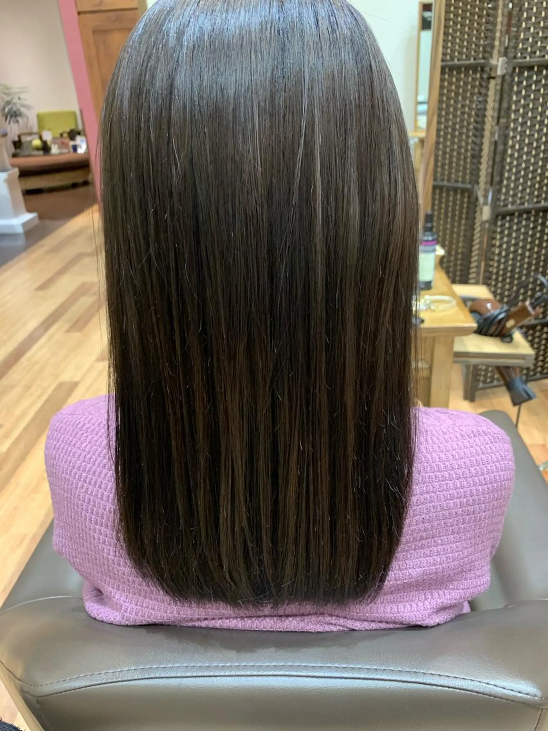 セミロング 🎀ツヤ暖色カラー 🎀大塚ナオミのヘアスタイル