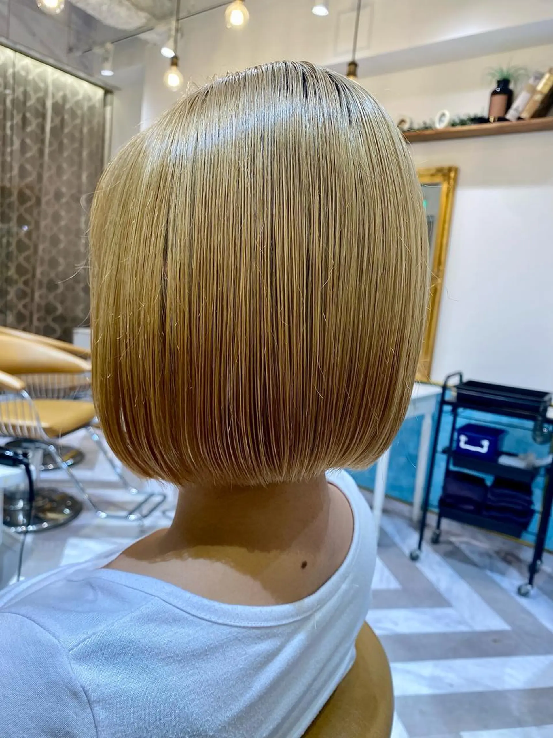 ミディアム カラー カット ヘアカラー トリートメント 韓国ヘア/レイヤー/ 縮毛矯正🫧伊勢のヘアスタイル