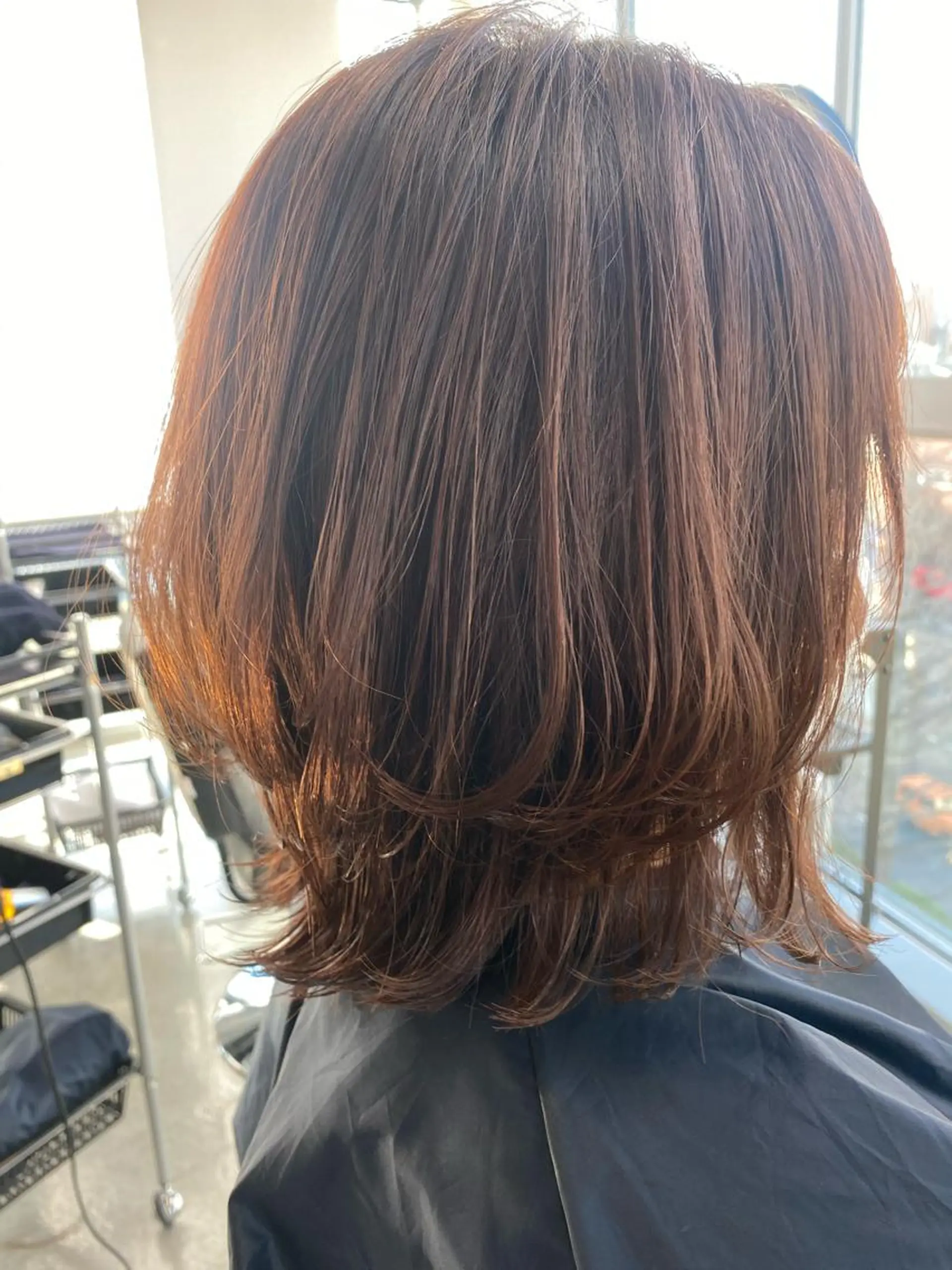 ミディアム おおつき ありかのヘアスタイル