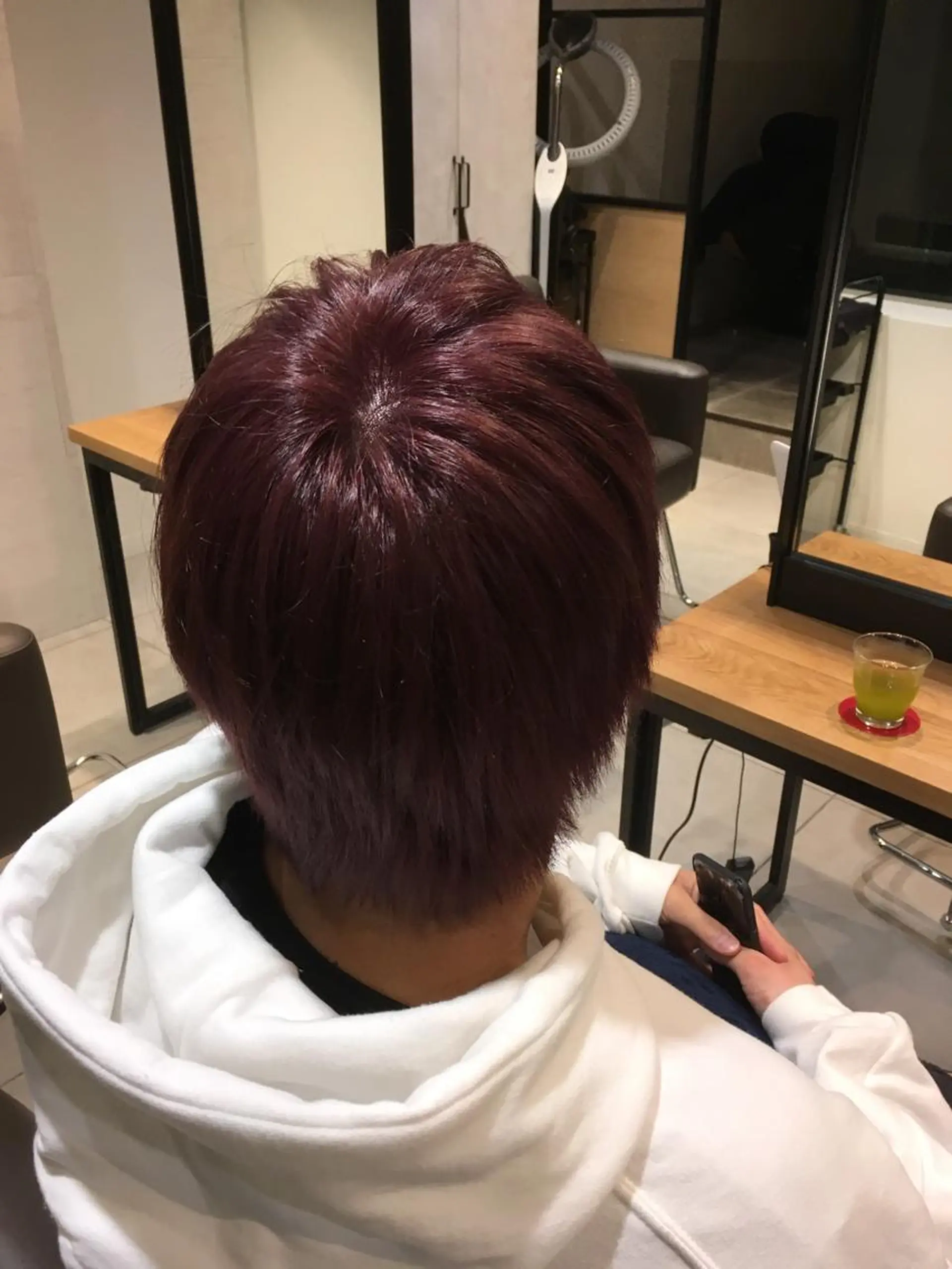 ショート カラー メンズ 三村 竜也のヘアスタイル